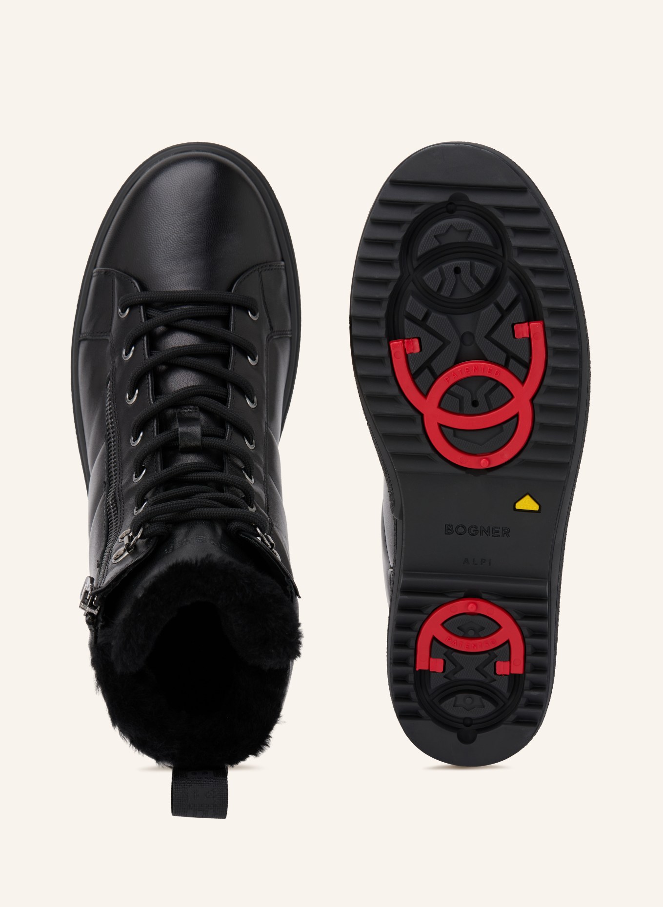 BOGNER ANCHORAGE S Lace-up boots: BLACK