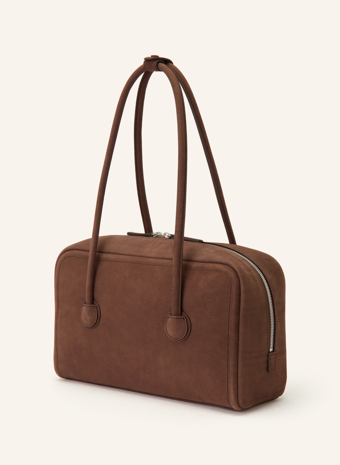 MARGE SHERWOOD Schultertasche SOFT BOSTON: DUNKELBRAUN