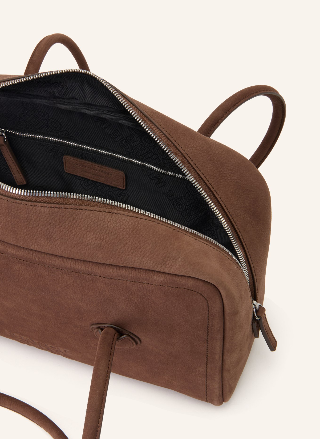 MARGE SHERWOOD Schultertasche SOFT BOSTON: DUNKELBRAUN