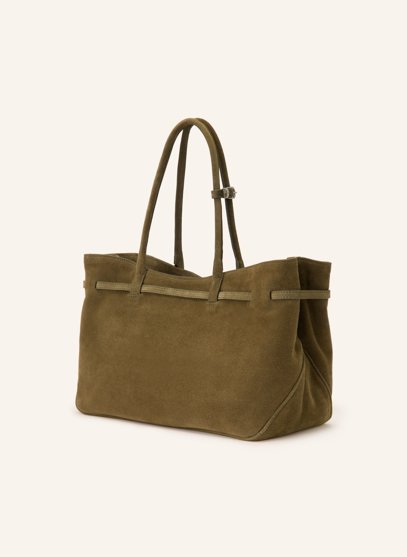 MARGE SHERWOOD Schoudertas GRANDMA USED BAG LARGE: OLIJF