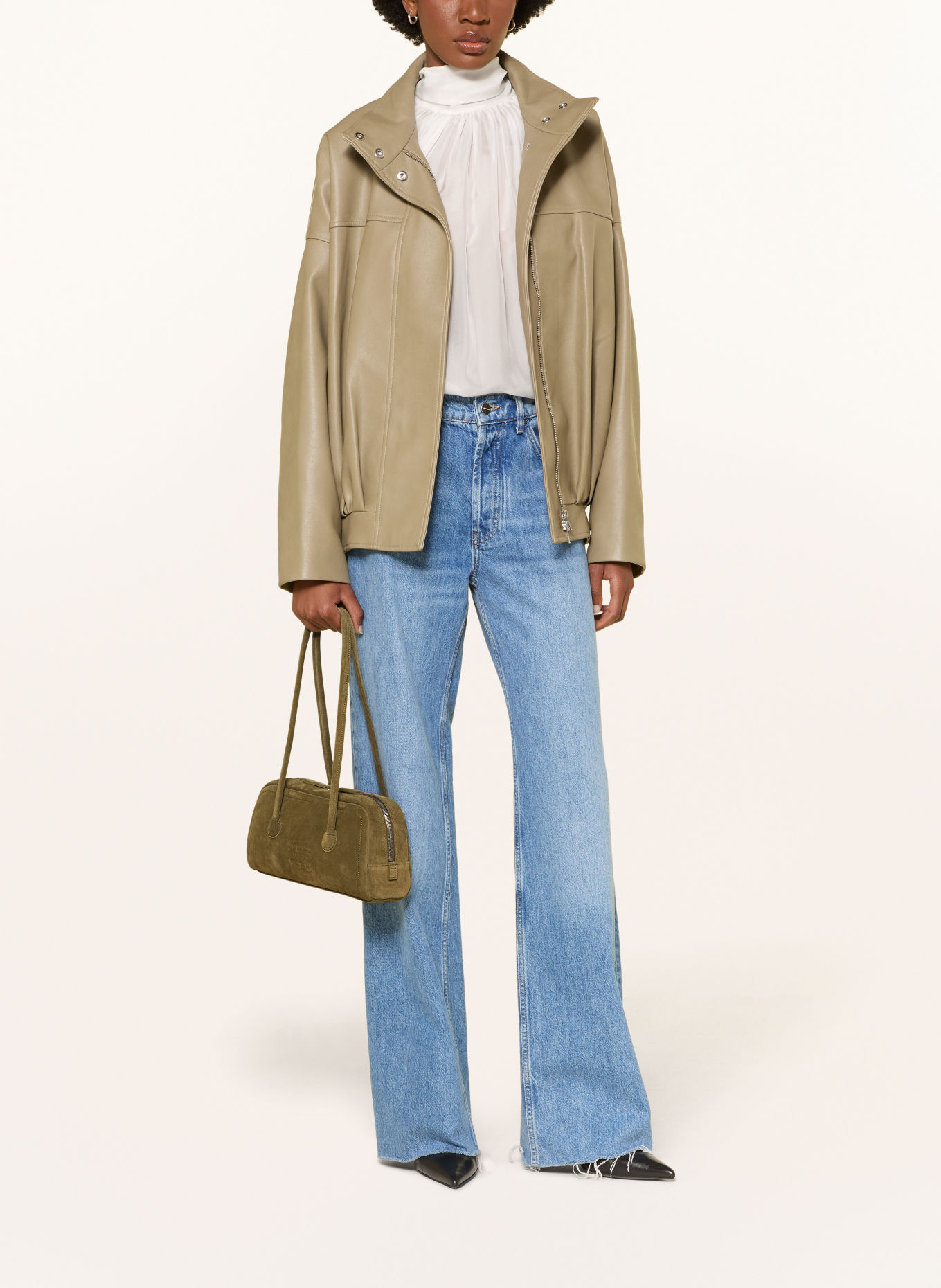 MARGE SHERWOOD Schoudertas SOFT BOSTON EW: KAKI