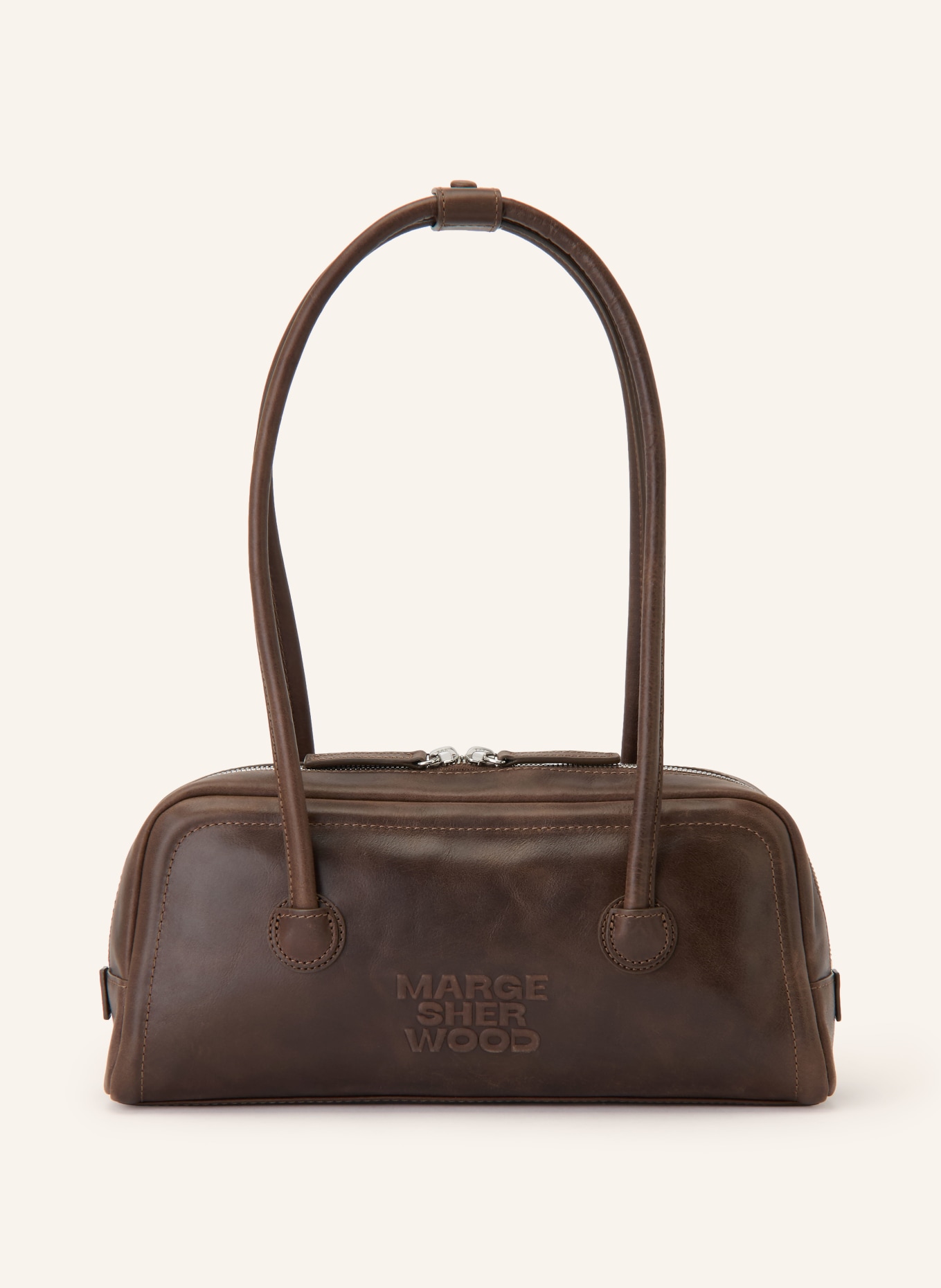 MARGE SHERWOOD Schultertasche SOFT BOSTON EW: DUNKELBRAUN