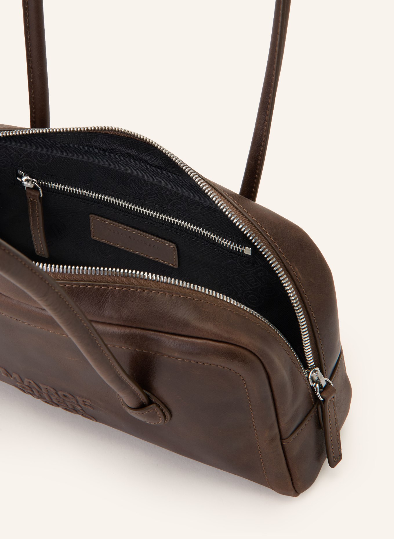 MARGE SHERWOOD Schultertasche SOFT BOSTON EW: DUNKELBRAUN