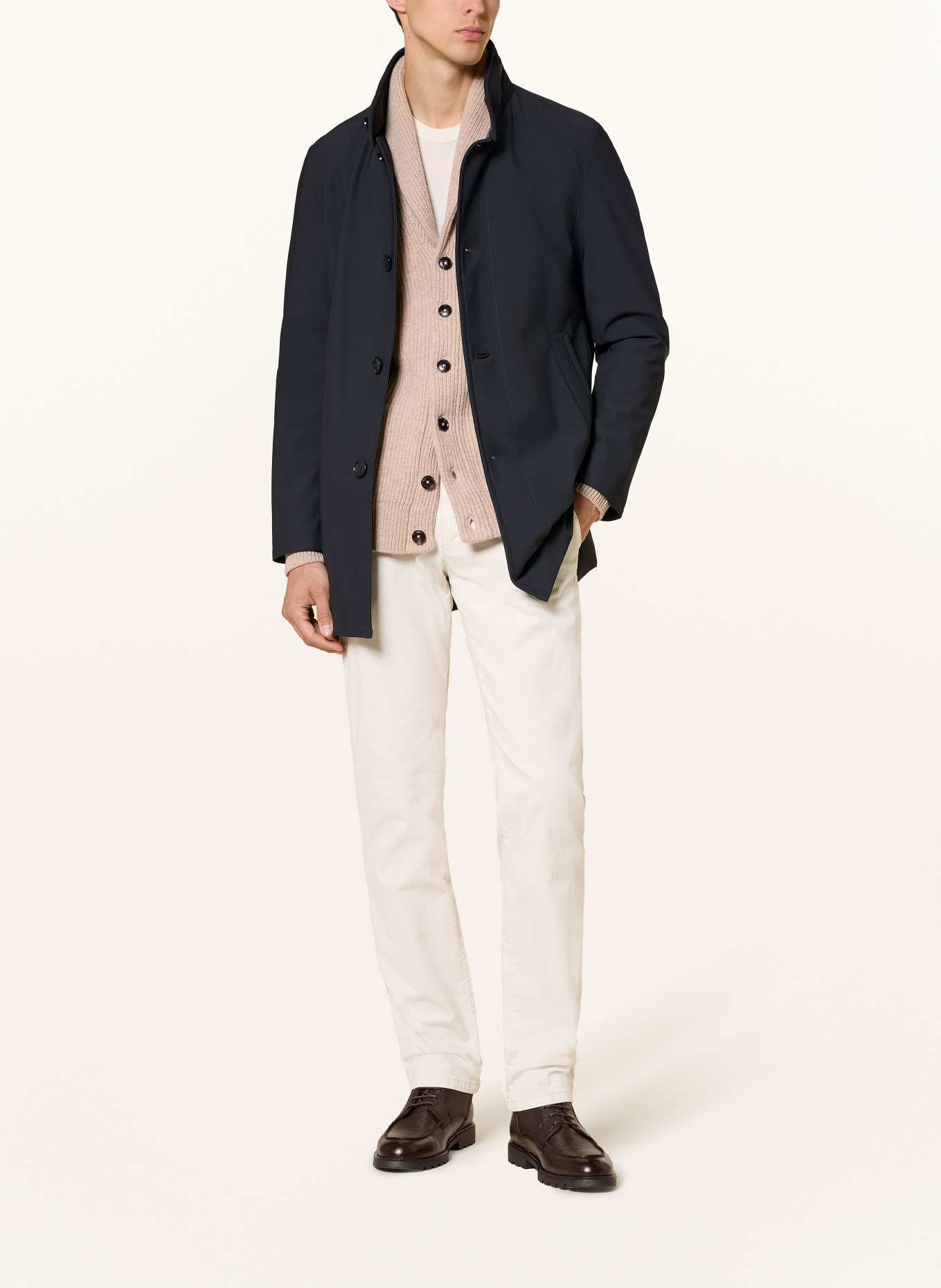 STRELLSON FINCHLEY FLEX 12 Coat: DARK BLUE