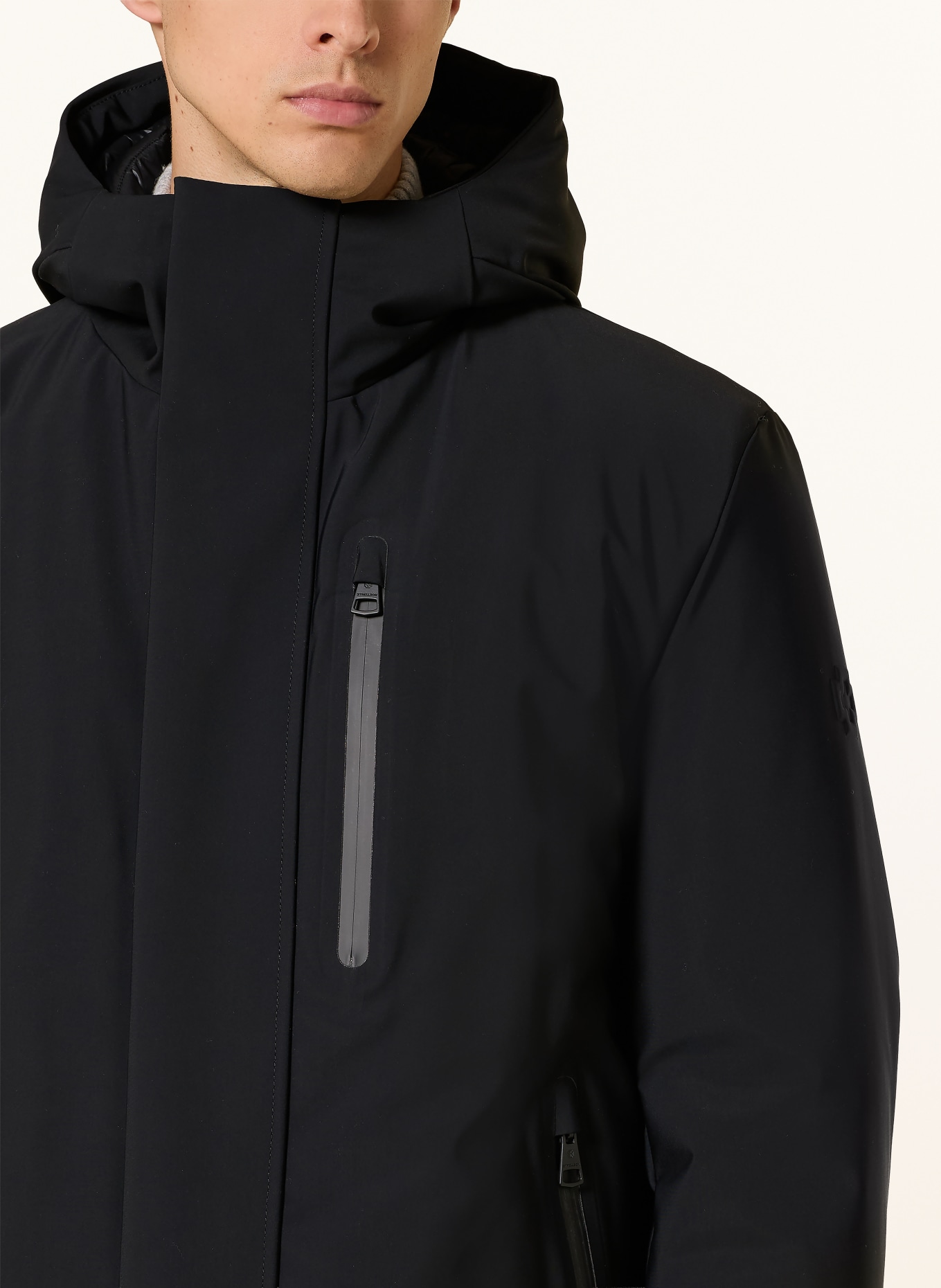 STRELLSON Parka: ZWART