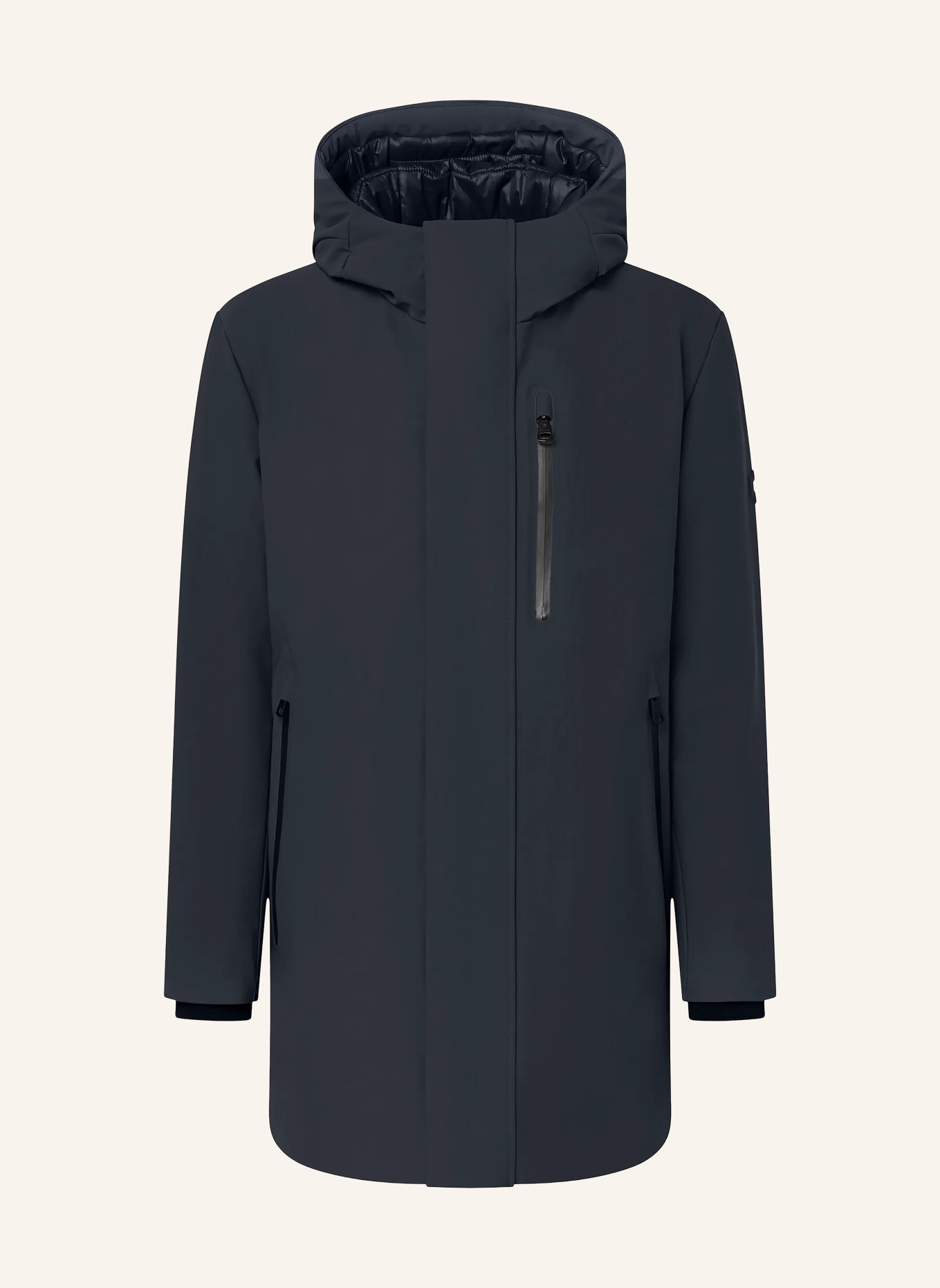 STRELLSON Parka: DONKERBLAUW