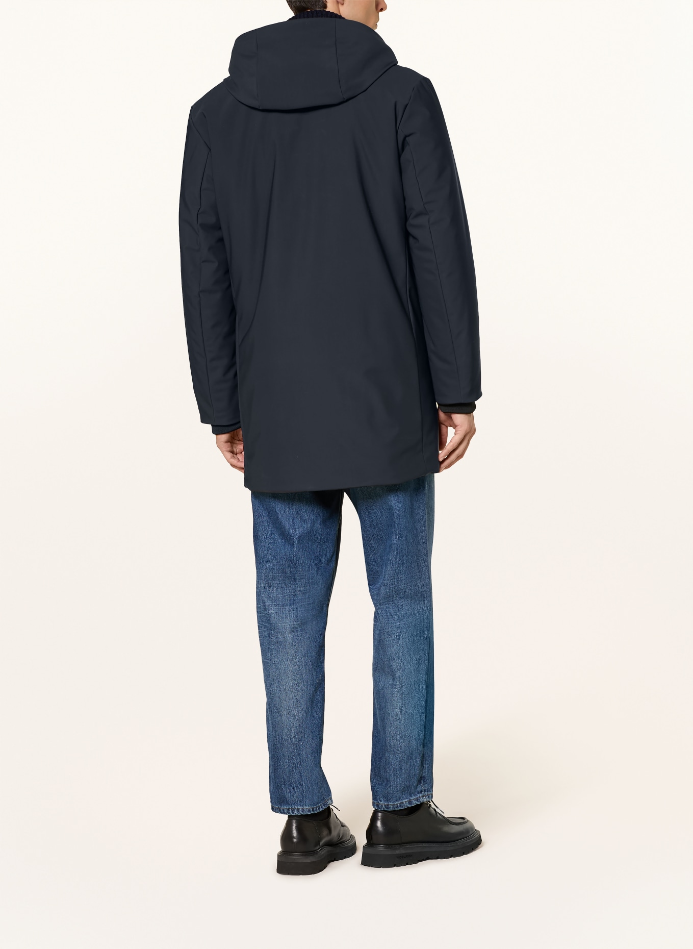 STRELLSON Parka: DONKERBLAUW