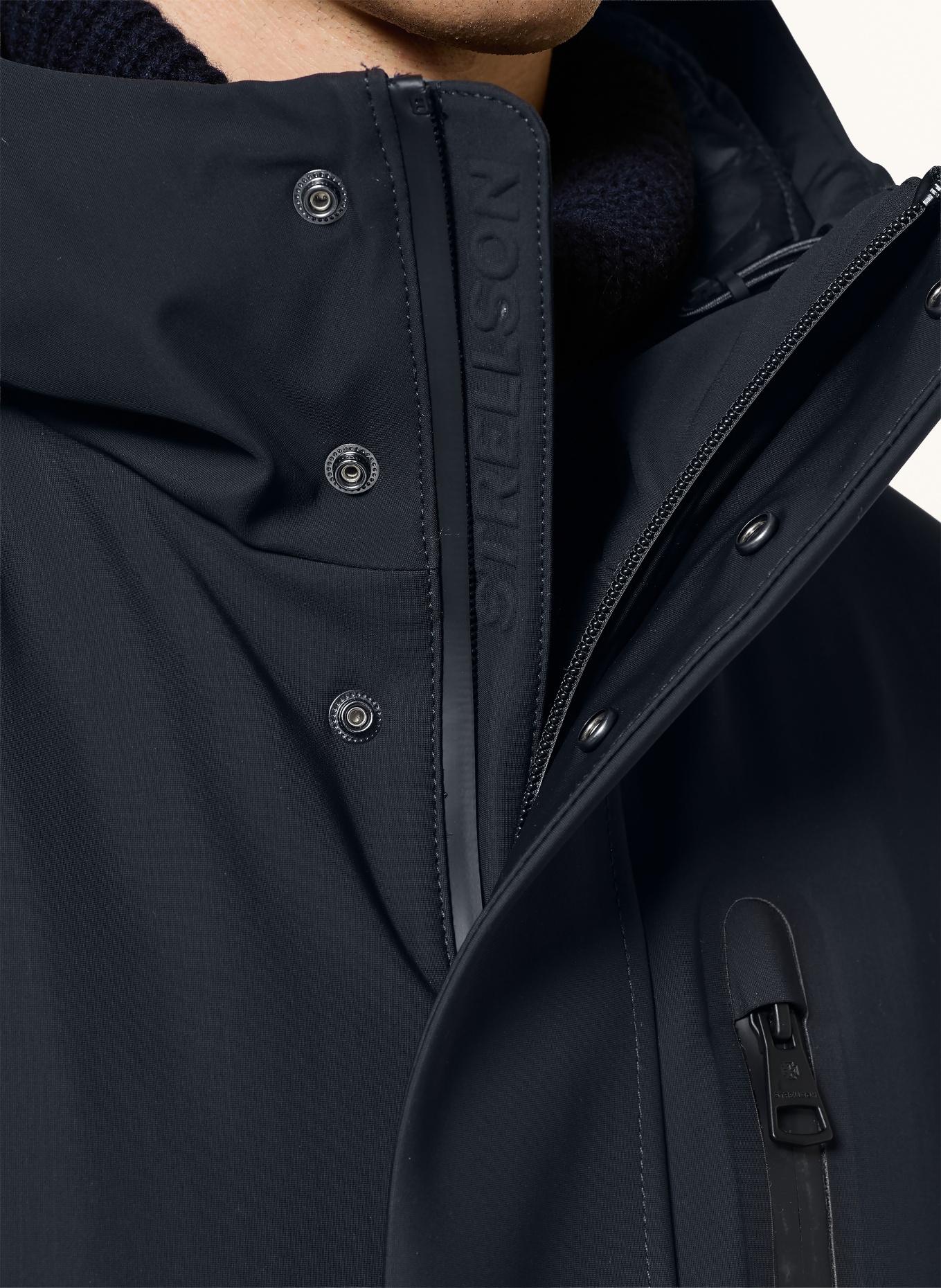 STRELLSON Parka: DONKERBLAUW