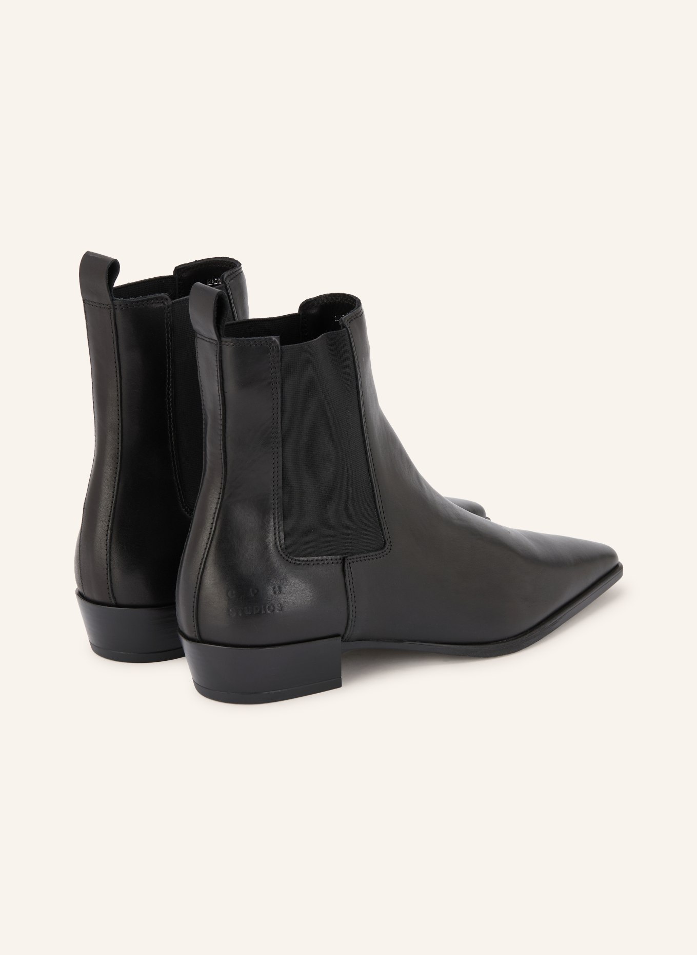 COPENHAGEN STUDIOS Chelsea-Boots CPH294: SCHWARZ