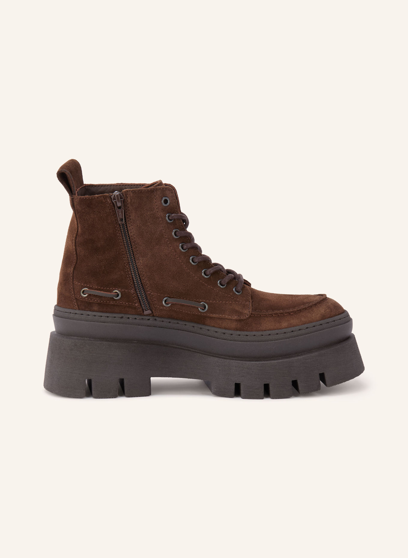 COPENHAGEN STUDIOS Boots à lacets CPH697: MARRON