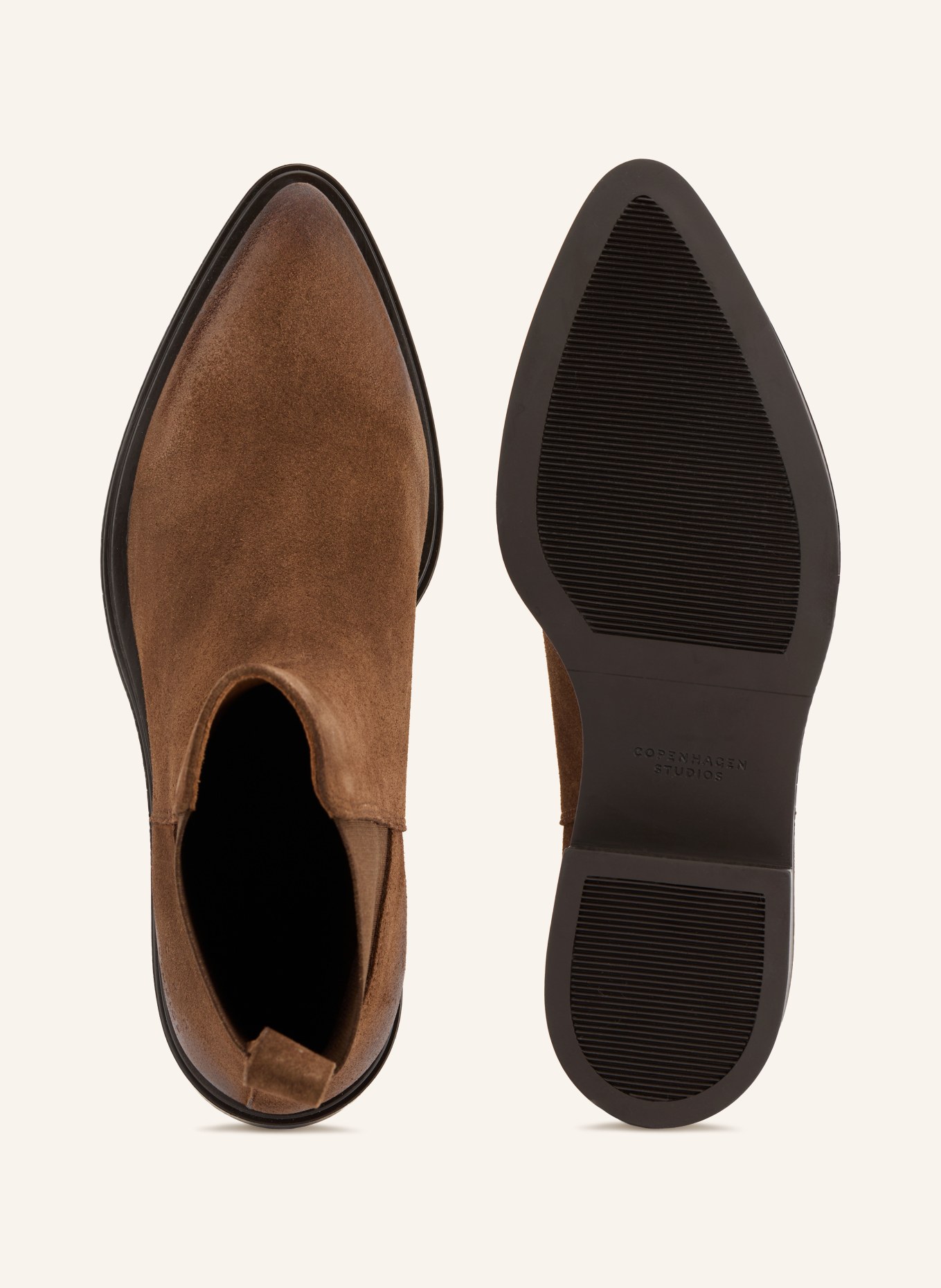 COPENHAGEN STUDIOS Chelsea-Boots CPH301: DUNKELBRAUN