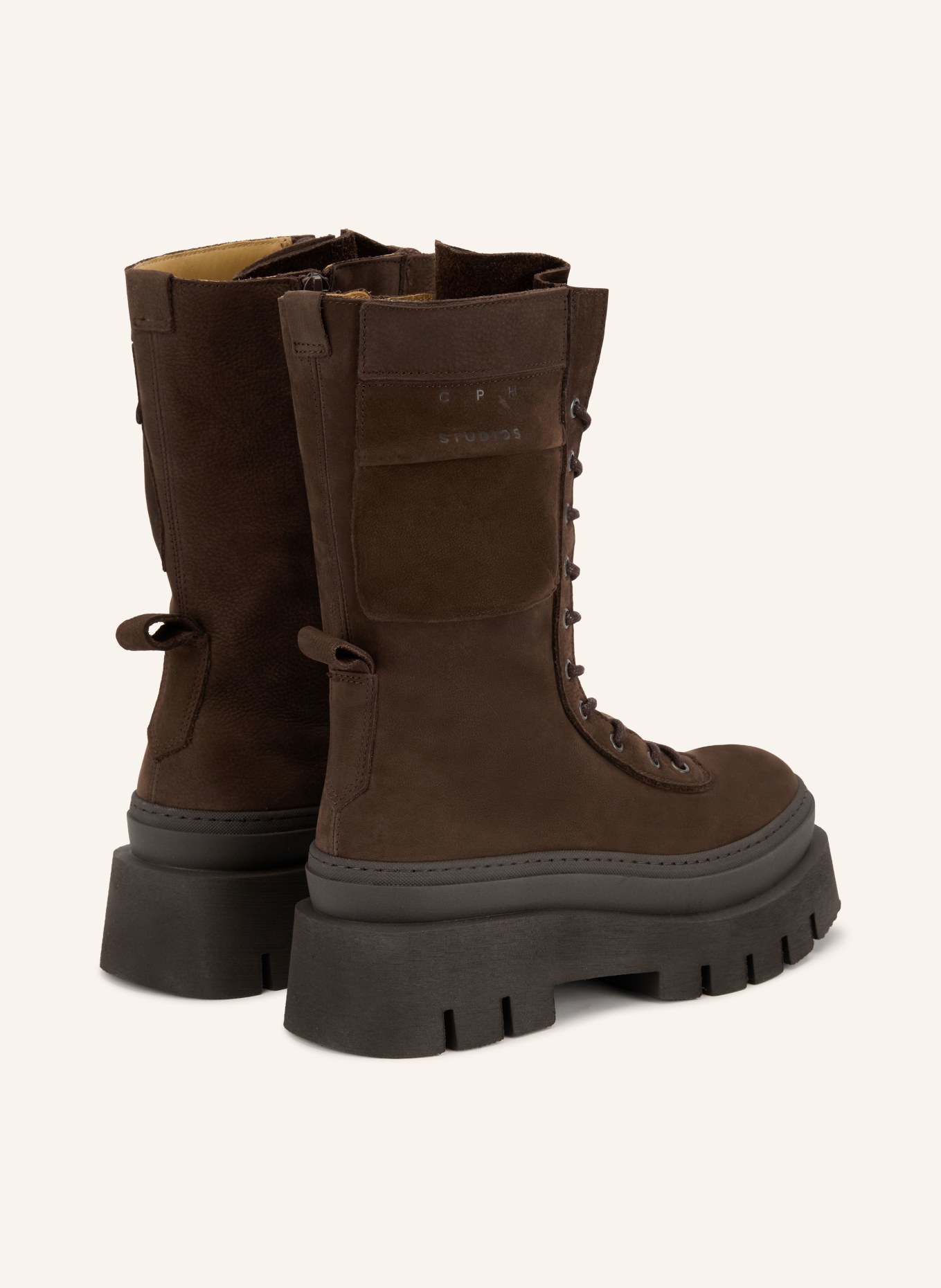 COPENHAGEN STUDIOS Schnürboots CPH691: DUNKELBRAUN