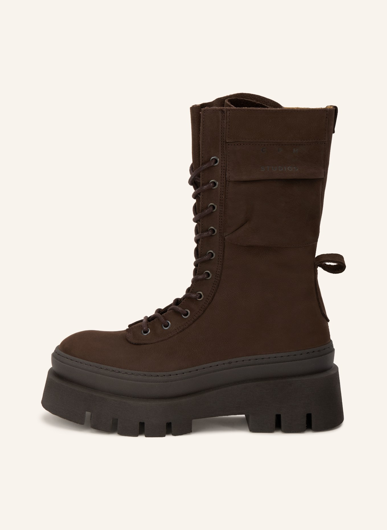 COPENHAGEN STUDIOS Schnürboots CPH691: DUNKELBRAUN