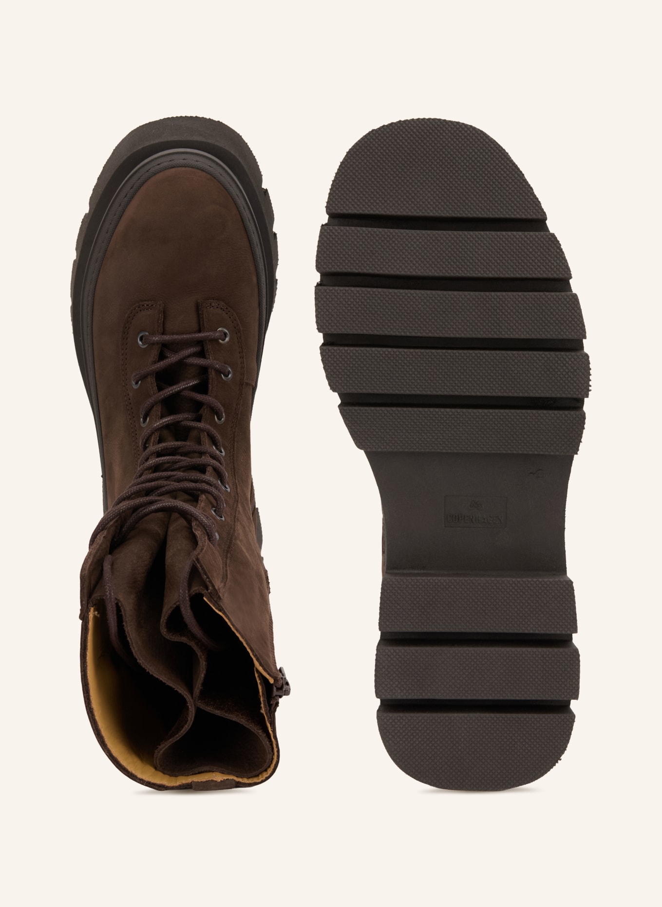 COPENHAGEN STUDIOS Schnürboots CPH691: DUNKELBRAUN