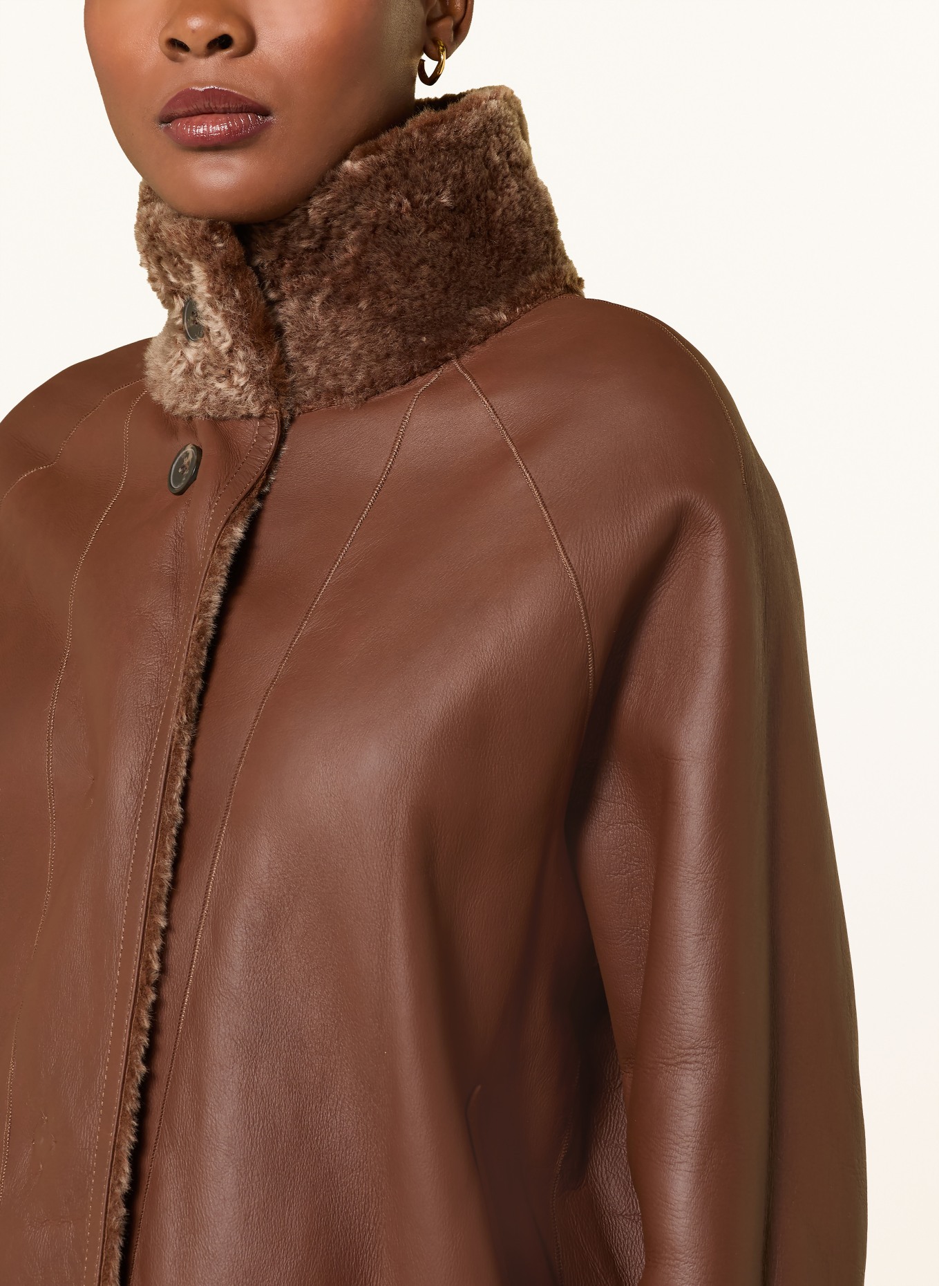 ARMA Lederjacke zum Wenden: BRAUN