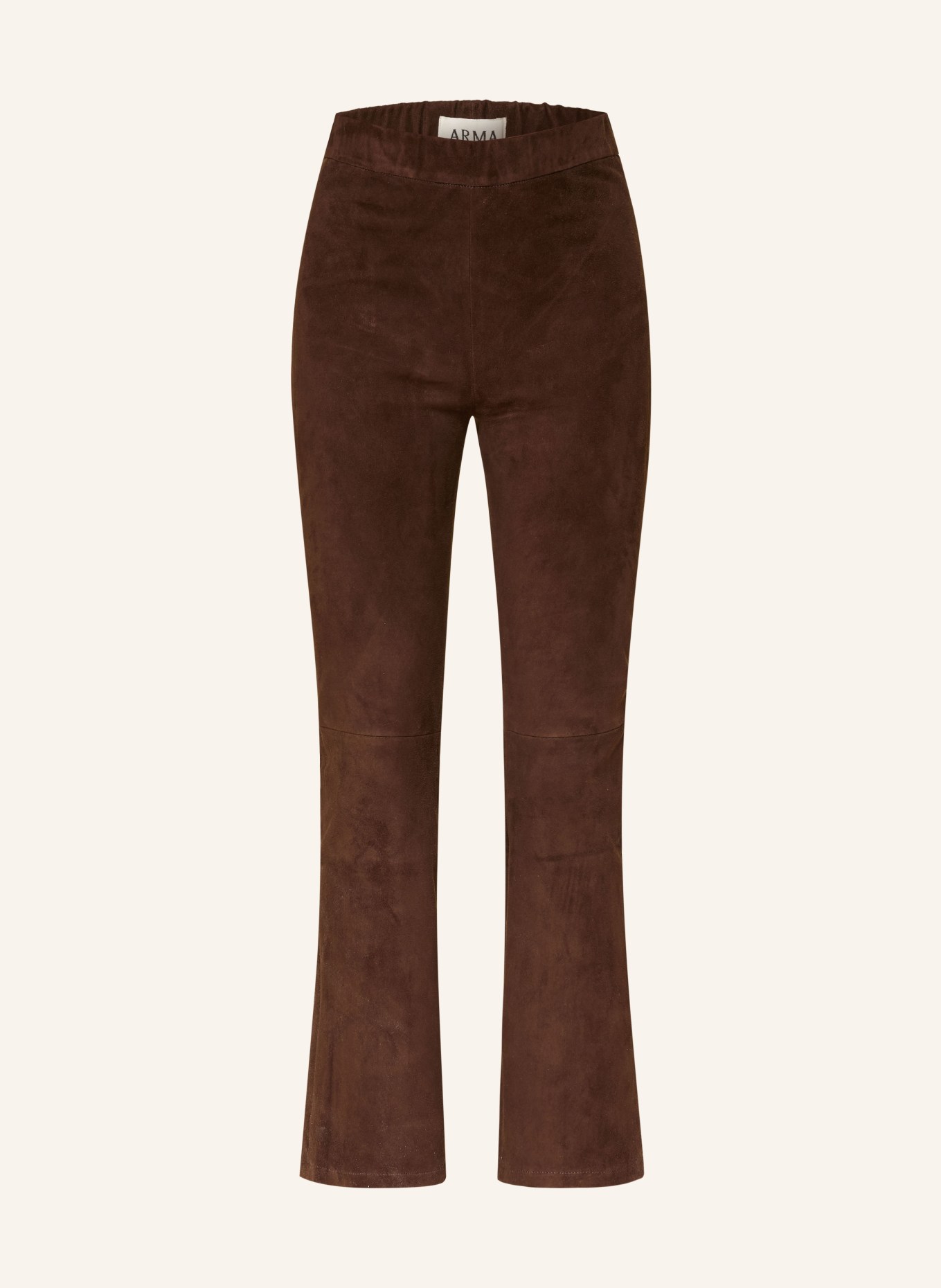ARMA Leather pants: DARK BROWN