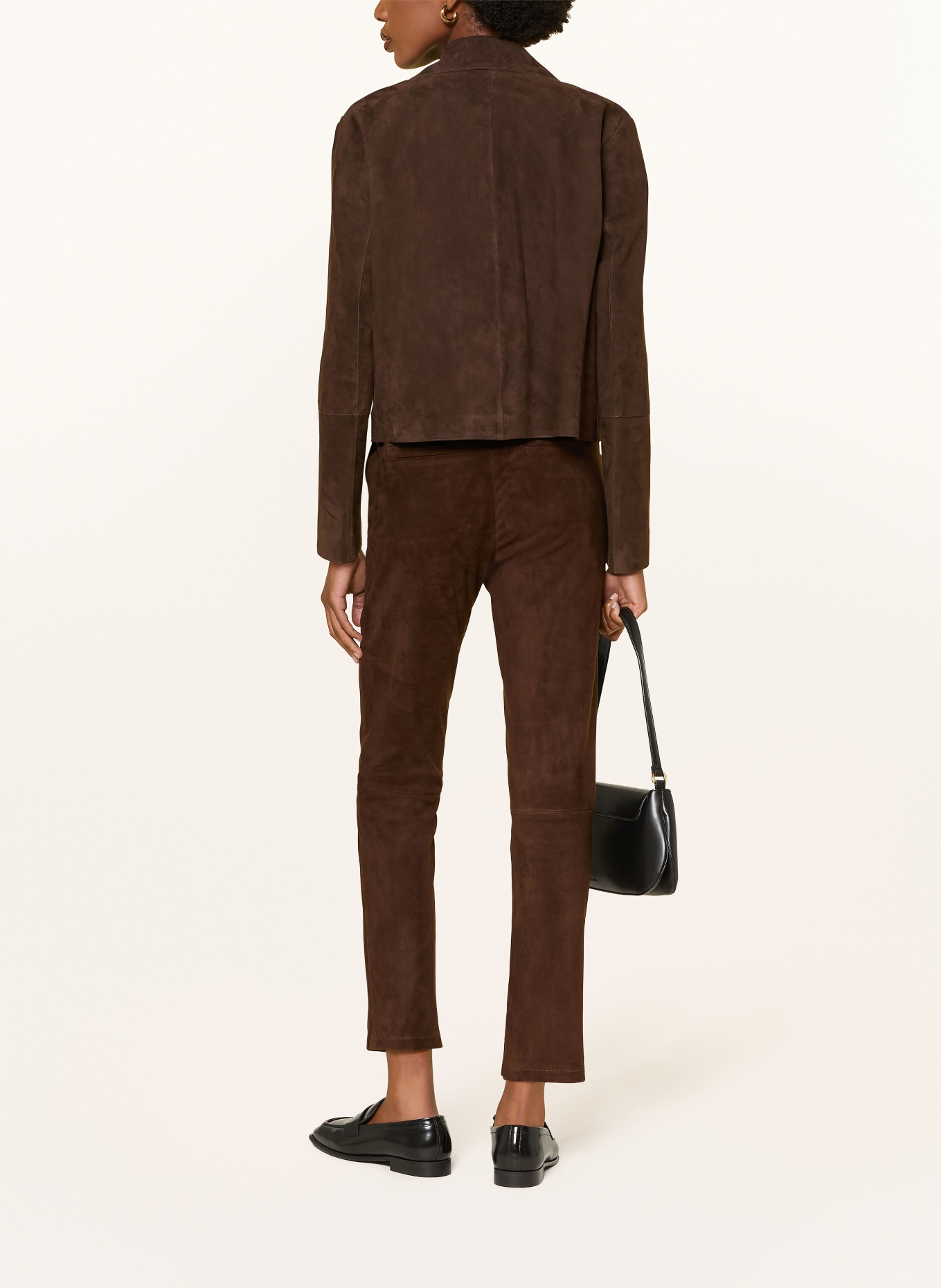 ARMA PROVENCE 7/8-length trousers: DARK BROWN
