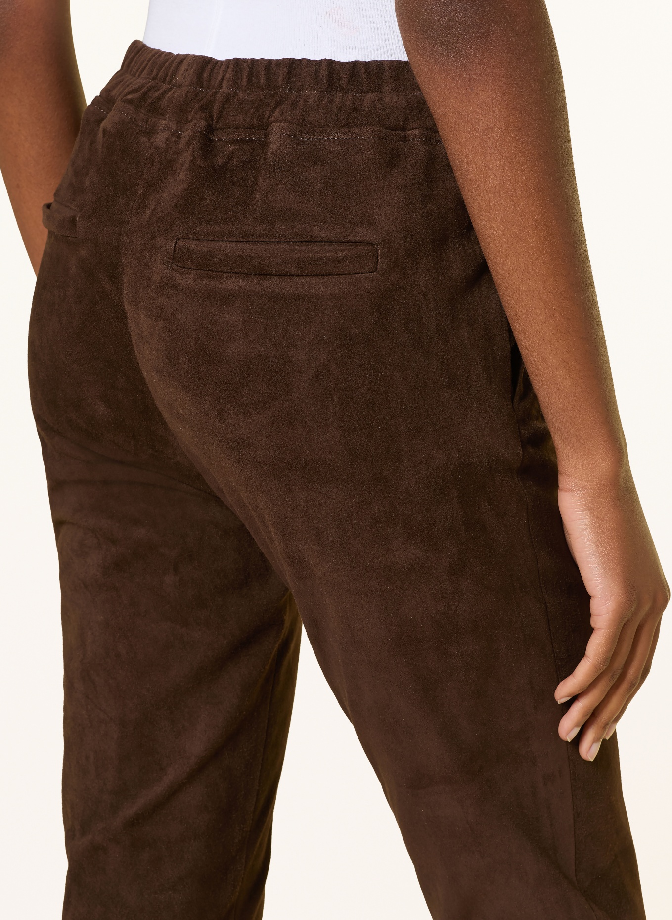 ARMA PROVENCE 7/8-length trousers: DARK BROWN