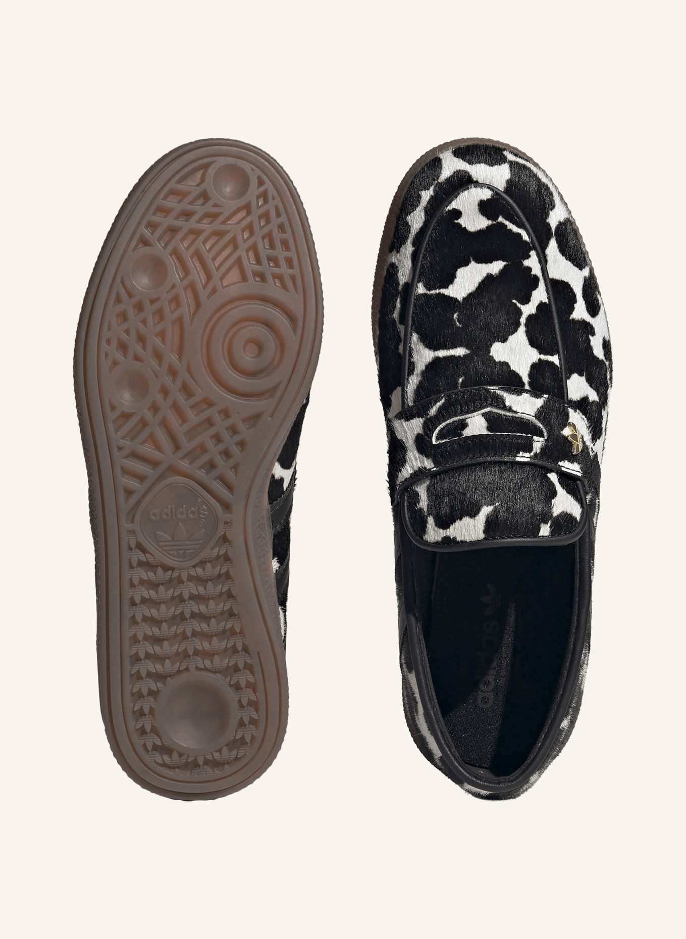 adidas Originals Penny-loafers HANDBALL SPEZIAL: SORT / GULD / MØRKEBRUN