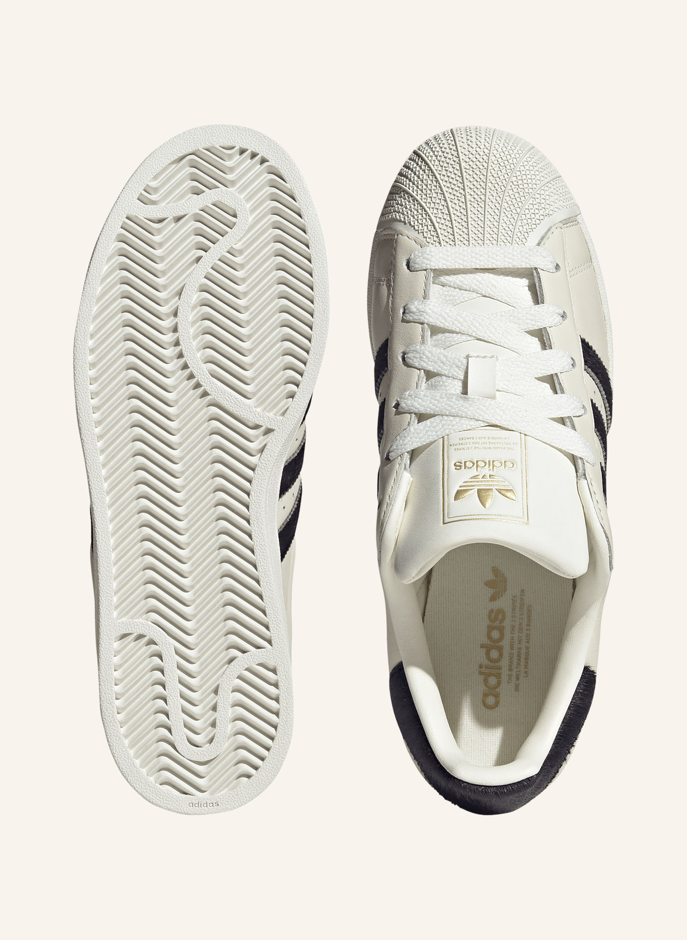 adidas Originals Sneaker SUPERSTAR II: HVID / MØRKELILLA