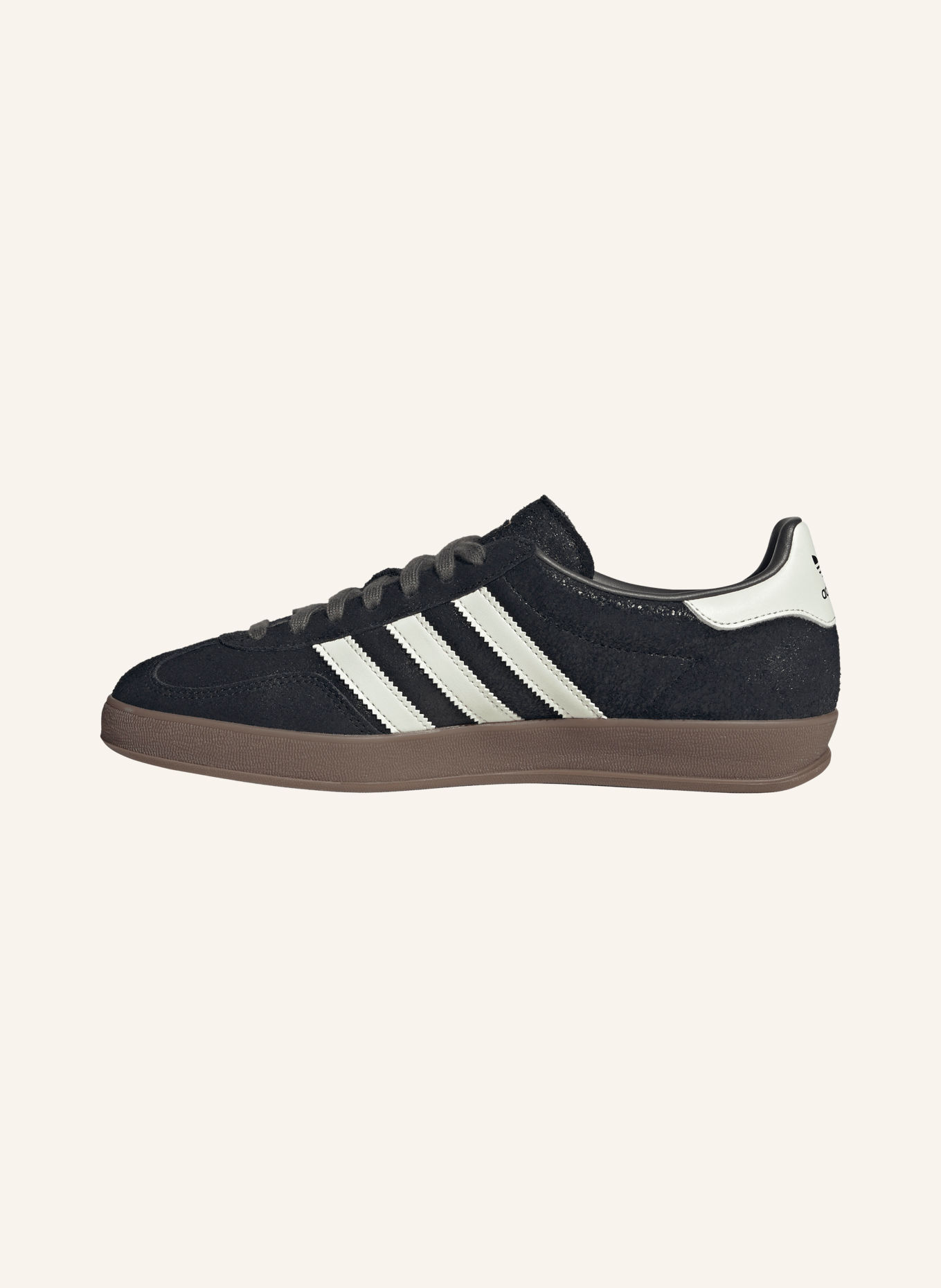 adidas Originals GAZELLE INDOOR Sneakers: BLACK / WHITE