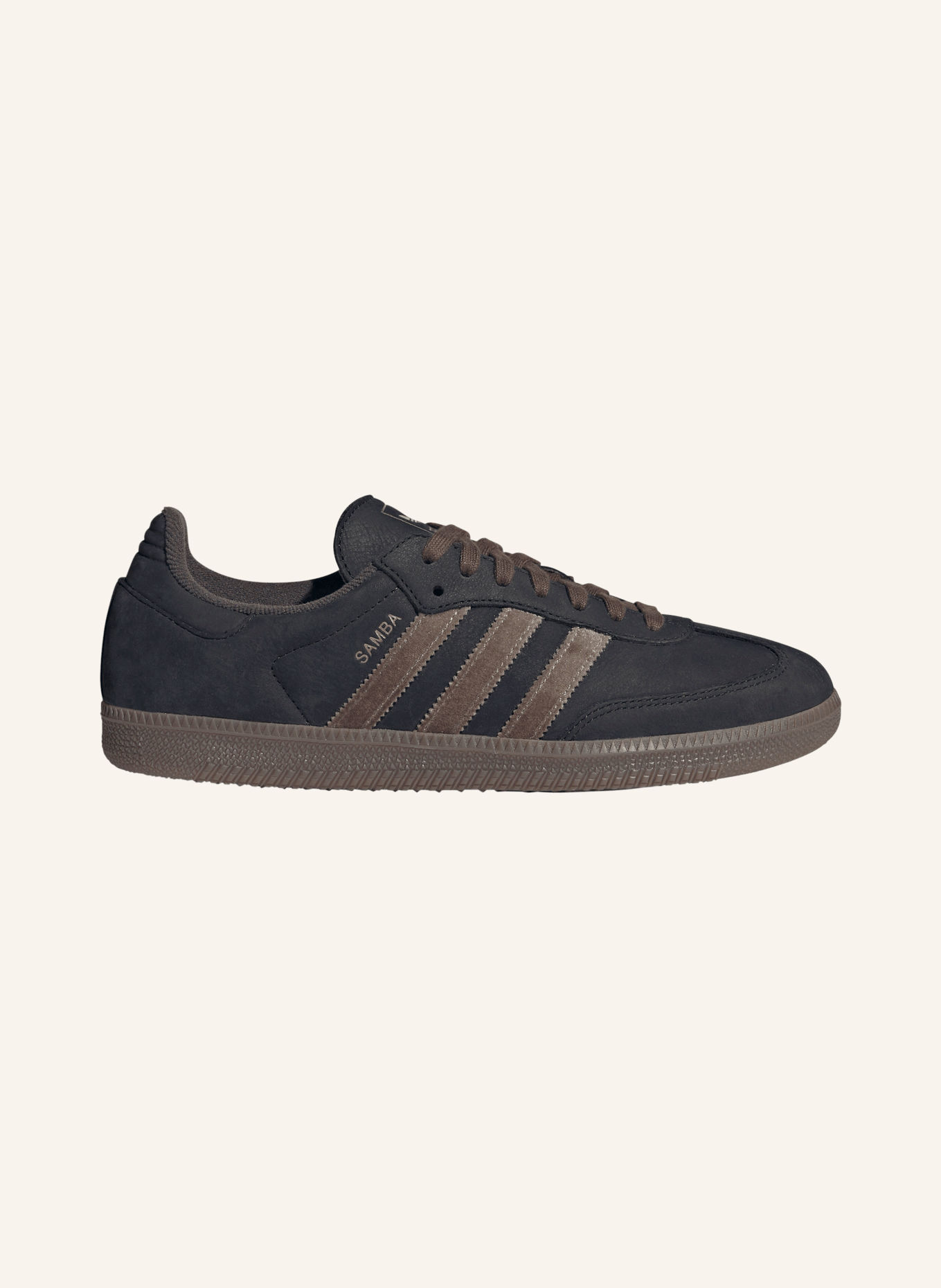adidas Originals Sneaker SAMBA OG: SCHWARZ / DUNKELBRAUN