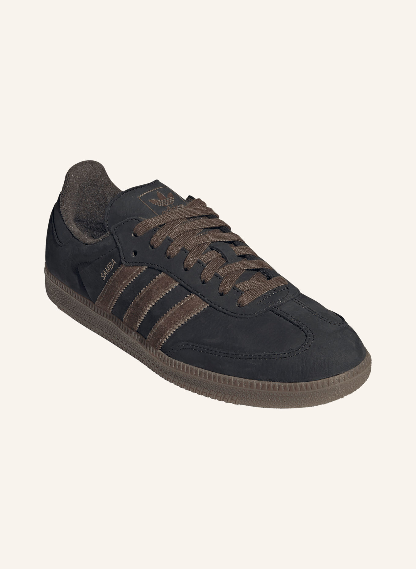 adidas Originals Sneaker SAMBA OG: SCHWARZ / DUNKELBRAUN