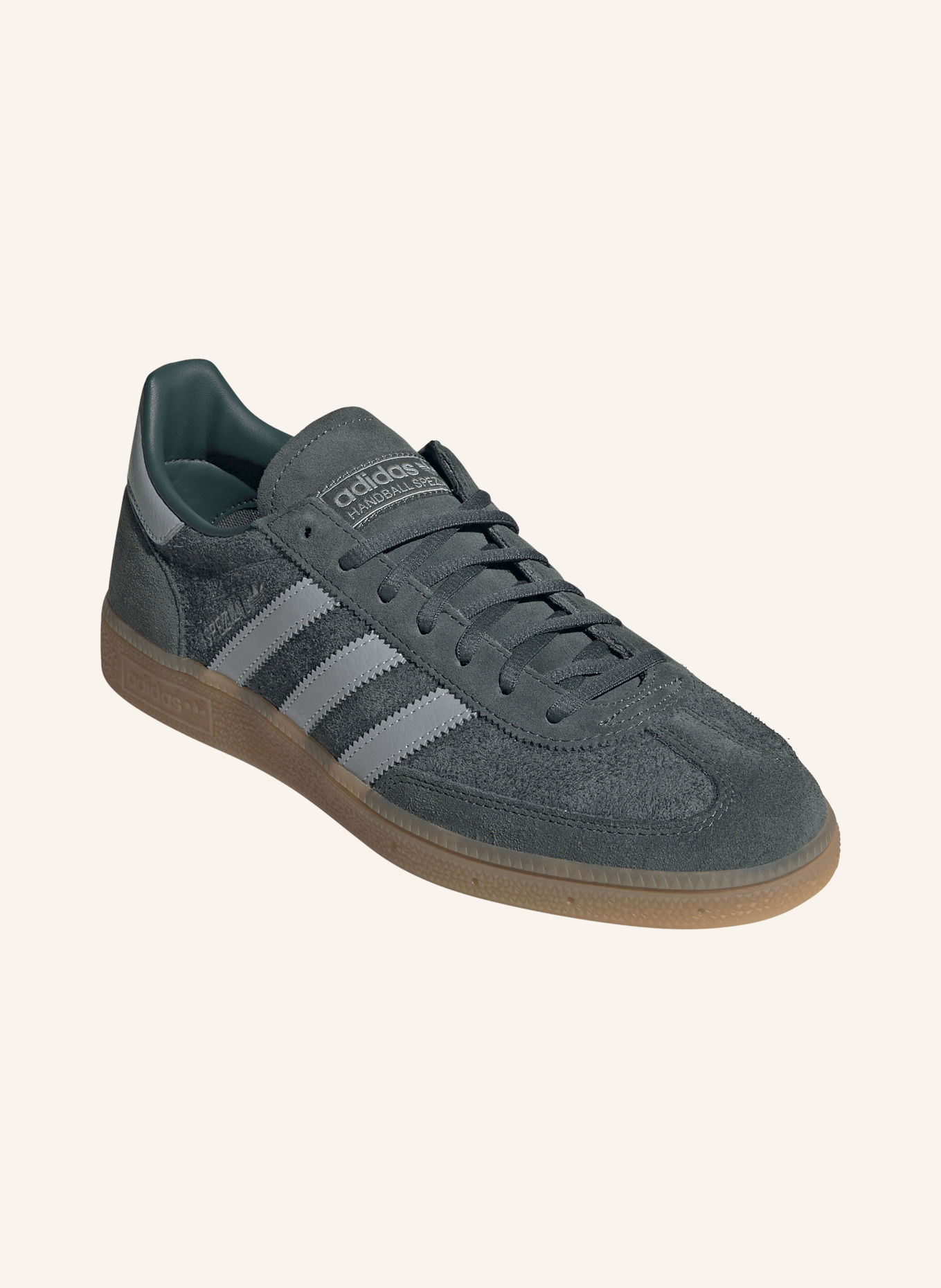 adidas Originals HANDBALL SPECIAL Sneakers: LIGHT GRAY / GREEN