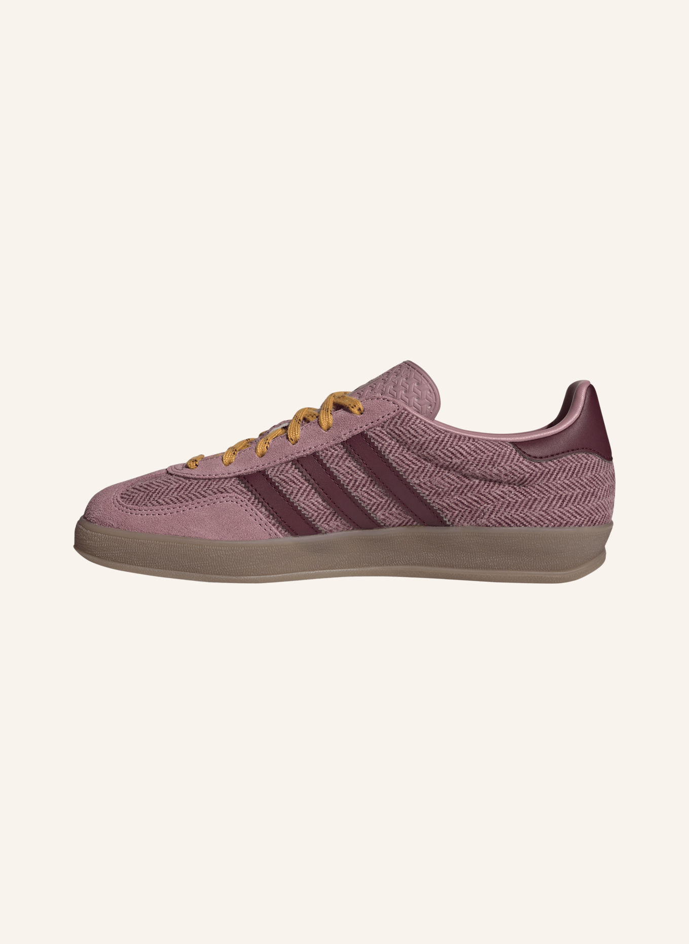 adidas Originals GAZELLE INDOOR Sneakers: DUSKY PINK / DARK RED