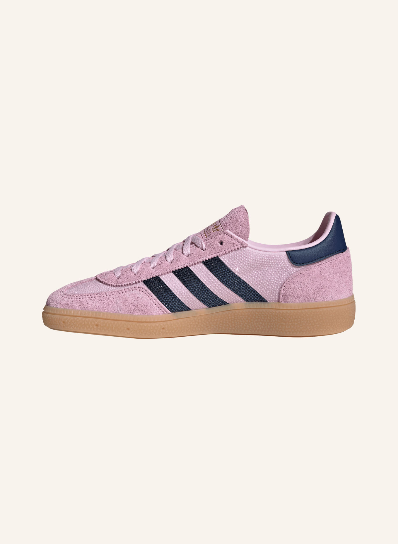 adidas Originals Sneakersy HANDBALL SPEZIAL s ozdobnými kamínky: RŮŽOVÁ / TMAVĚ MODRÁ