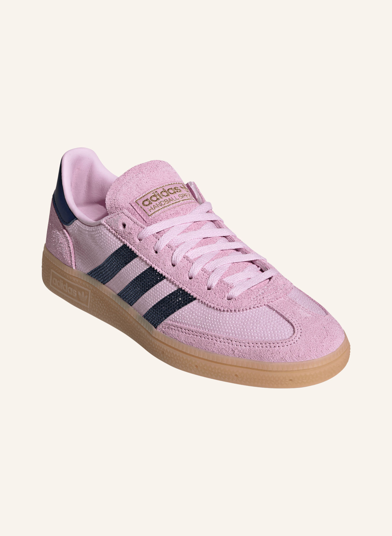 adidas Originals Sneakersy HANDBALL SPEZIAL s ozdobnými kamínky: RŮŽOVÁ / TMAVĚ MODRÁ