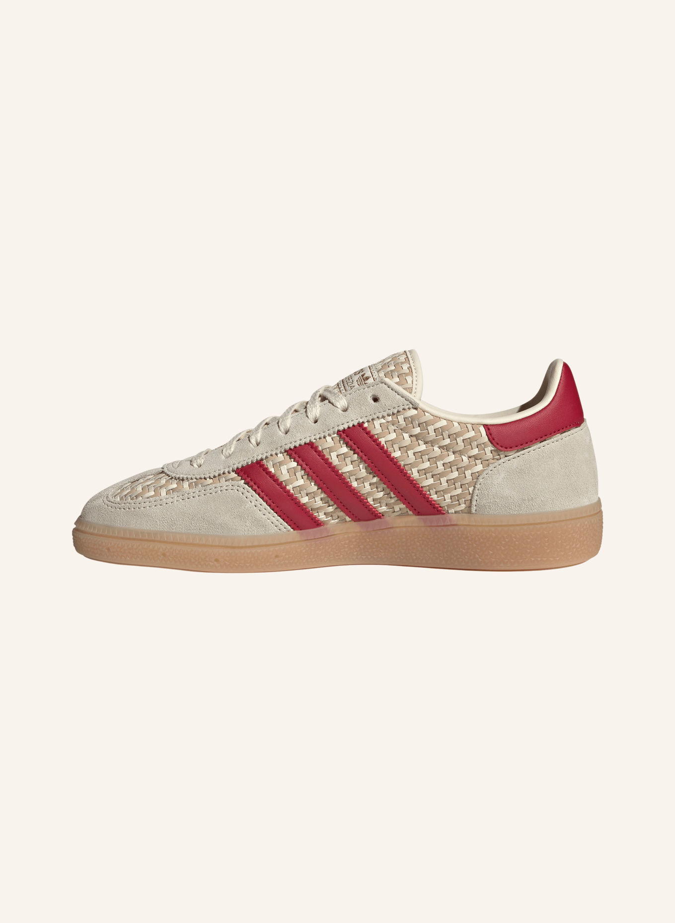 adidas Originals HANDBALL SPECIAL Sneakers: CREAM / BEIGE / RED