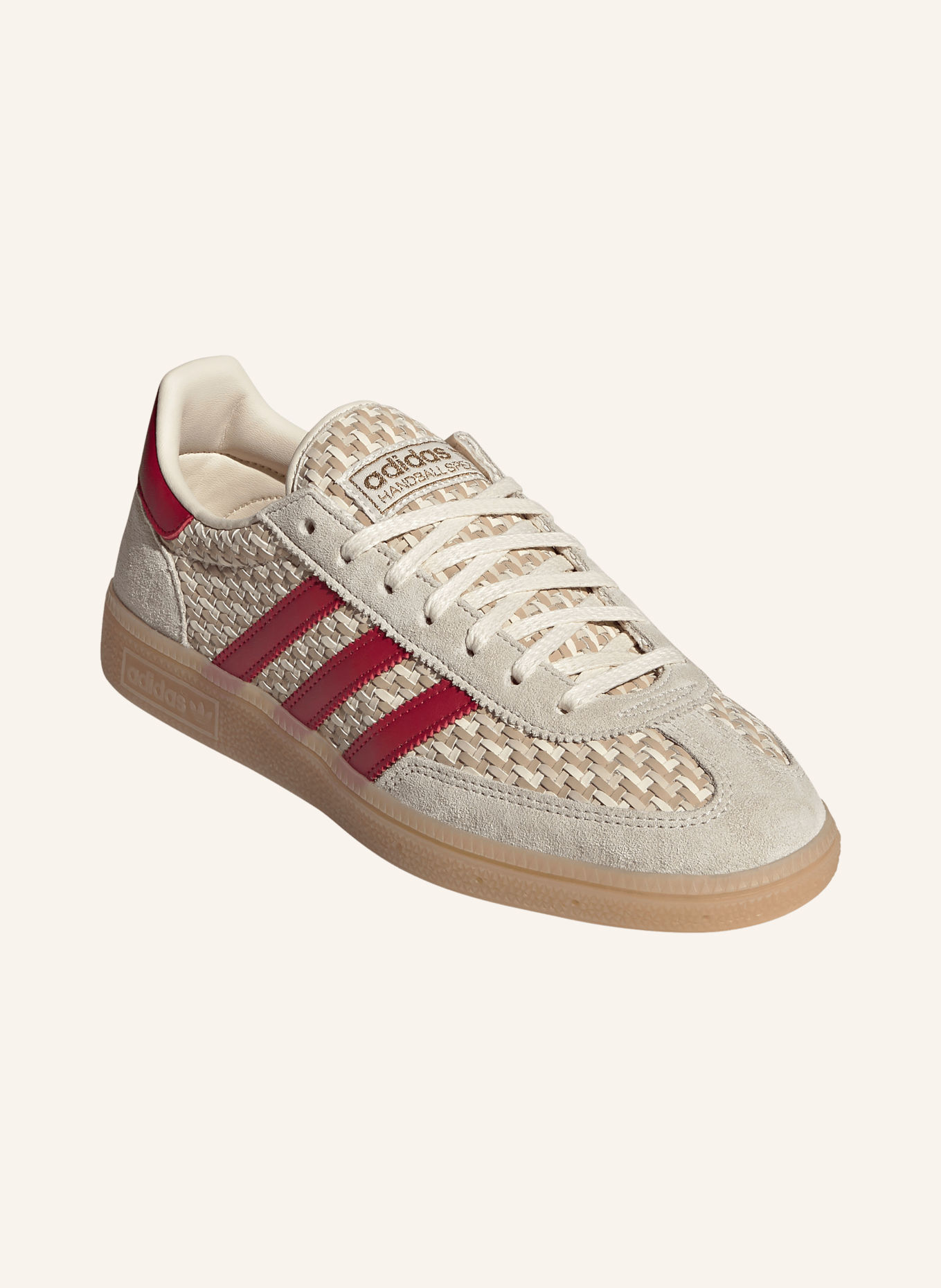 adidas Originals HANDBALL SPECIAL Sneakers: CREAM / BEIGE / RED