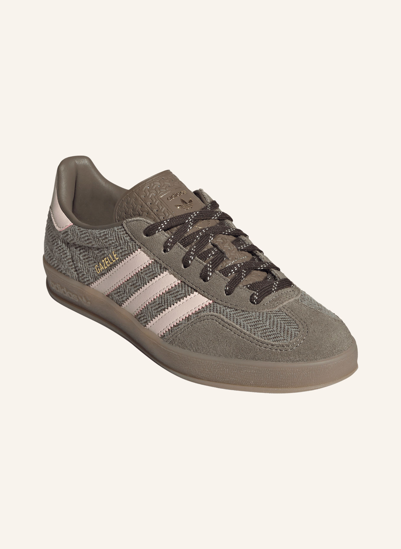 adidas Originals Sneaker GAZELLE INDOOR: BRAUN / HELLROSA / GRÜN