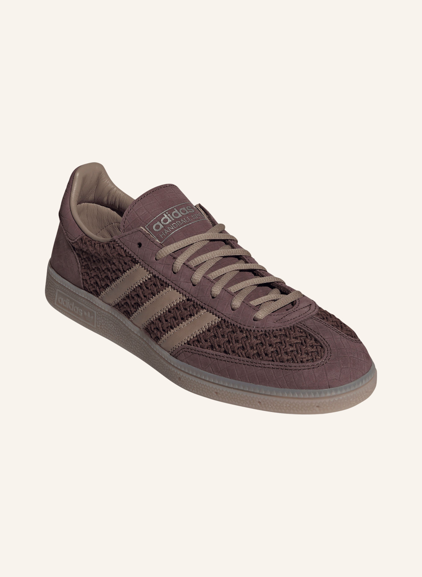 adidas Originals Sneakersy HANDBALL SPEZIAL: ČERNOŠEDÁ / HNĚDÁ / ŠEDÁ
