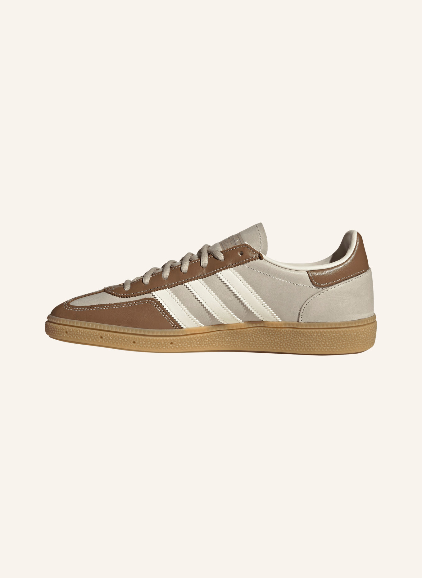 adidas Originals HANDBALL SPECIAL Sneakers: LIGHT GRAY / BROWN / CREAM