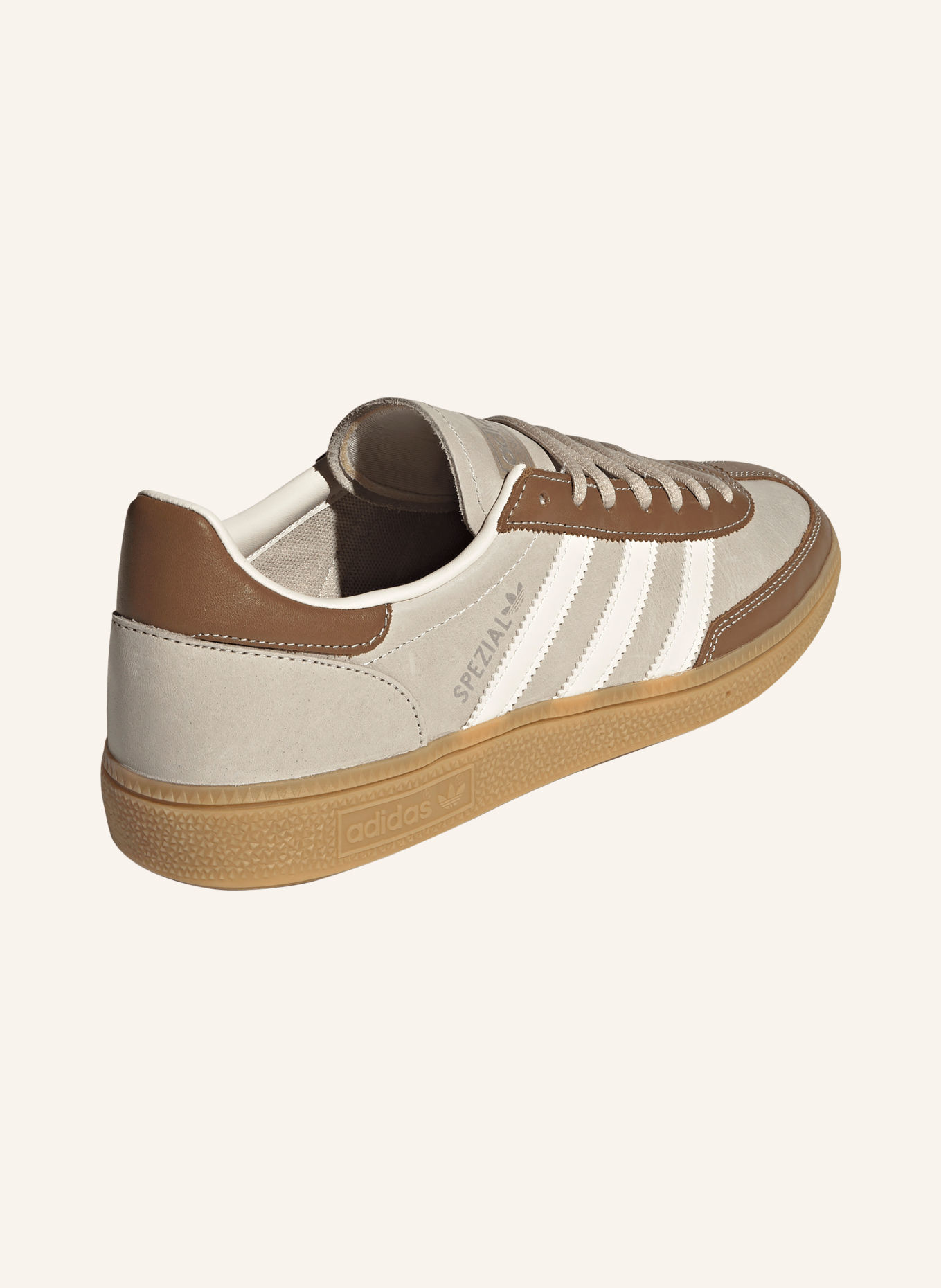 adidas Originals HANDBALL SPECIAL Sneakers: LIGHT GRAY / BROWN / CREAM