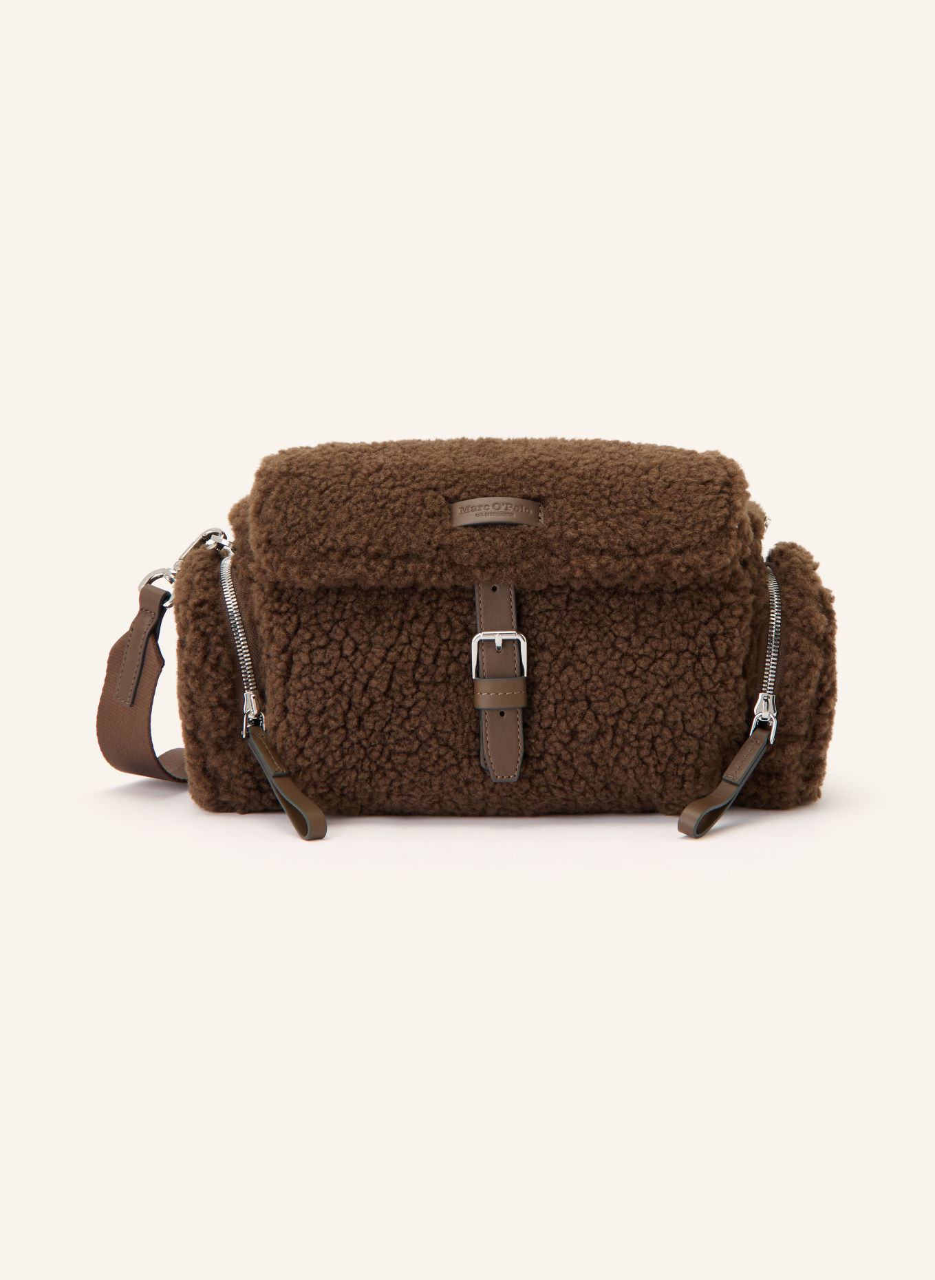 Marc O'Polo Crossbody-taske: MØRKEBRUN