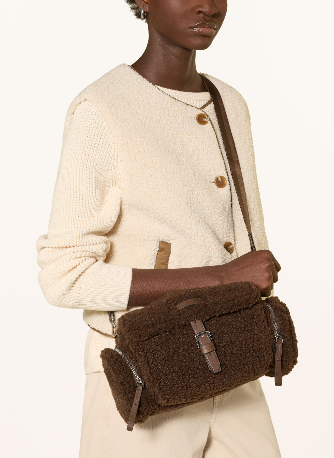 Marc O'Polo Crossbody-taske: MØRKEBRUN