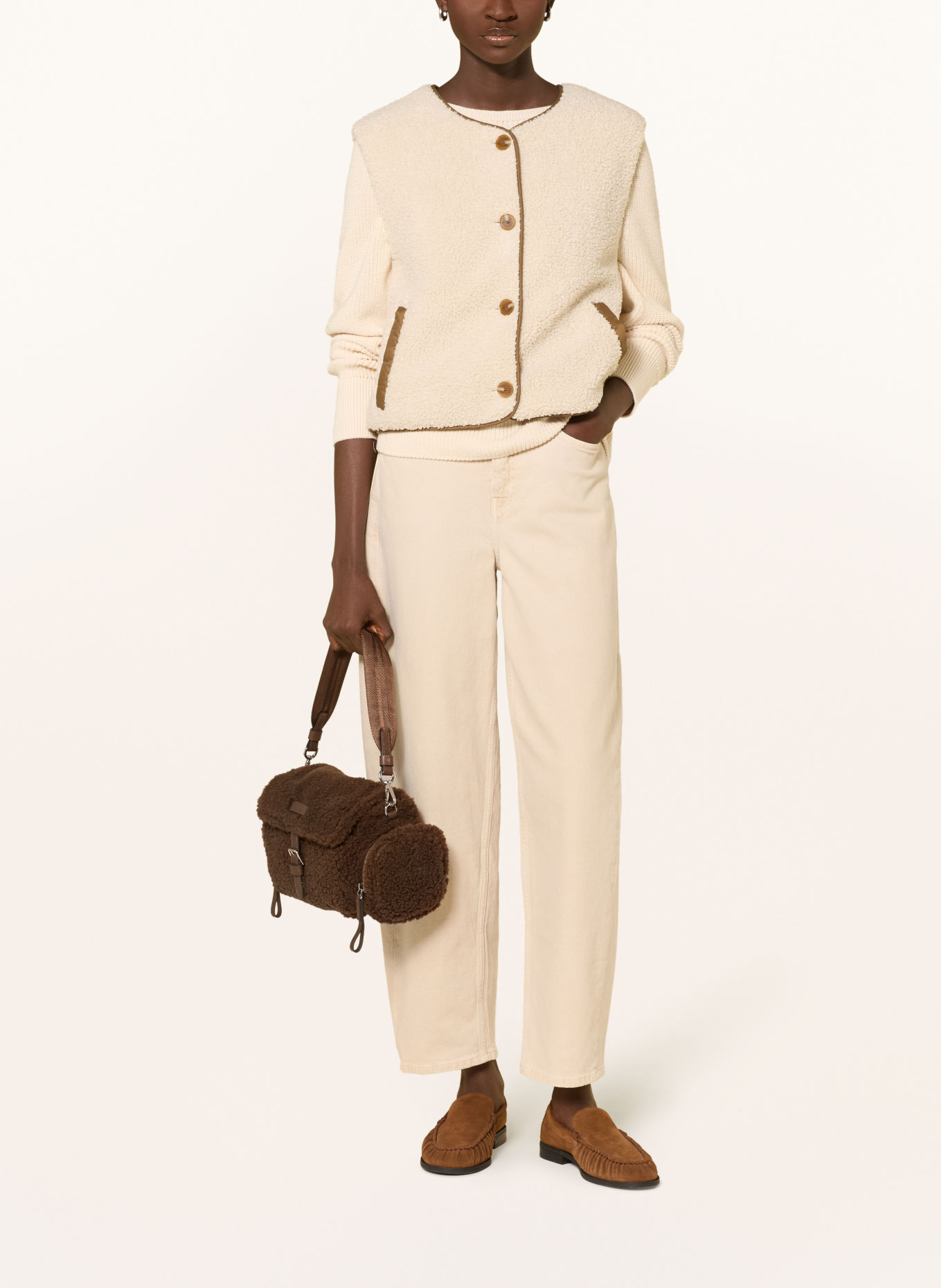 Marc O'Polo Crossbody-taske: MØRKEBRUN