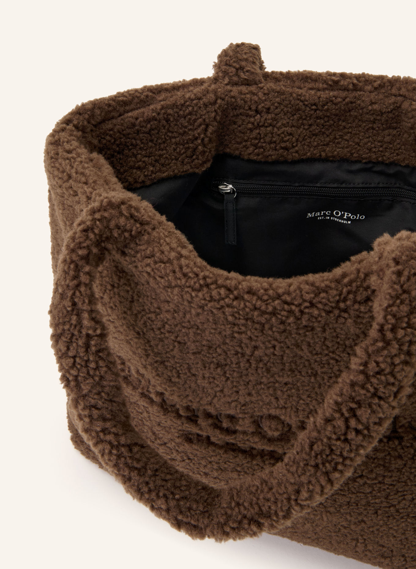 Marc O'Polo Sac cabas: MARRON FONCÉ