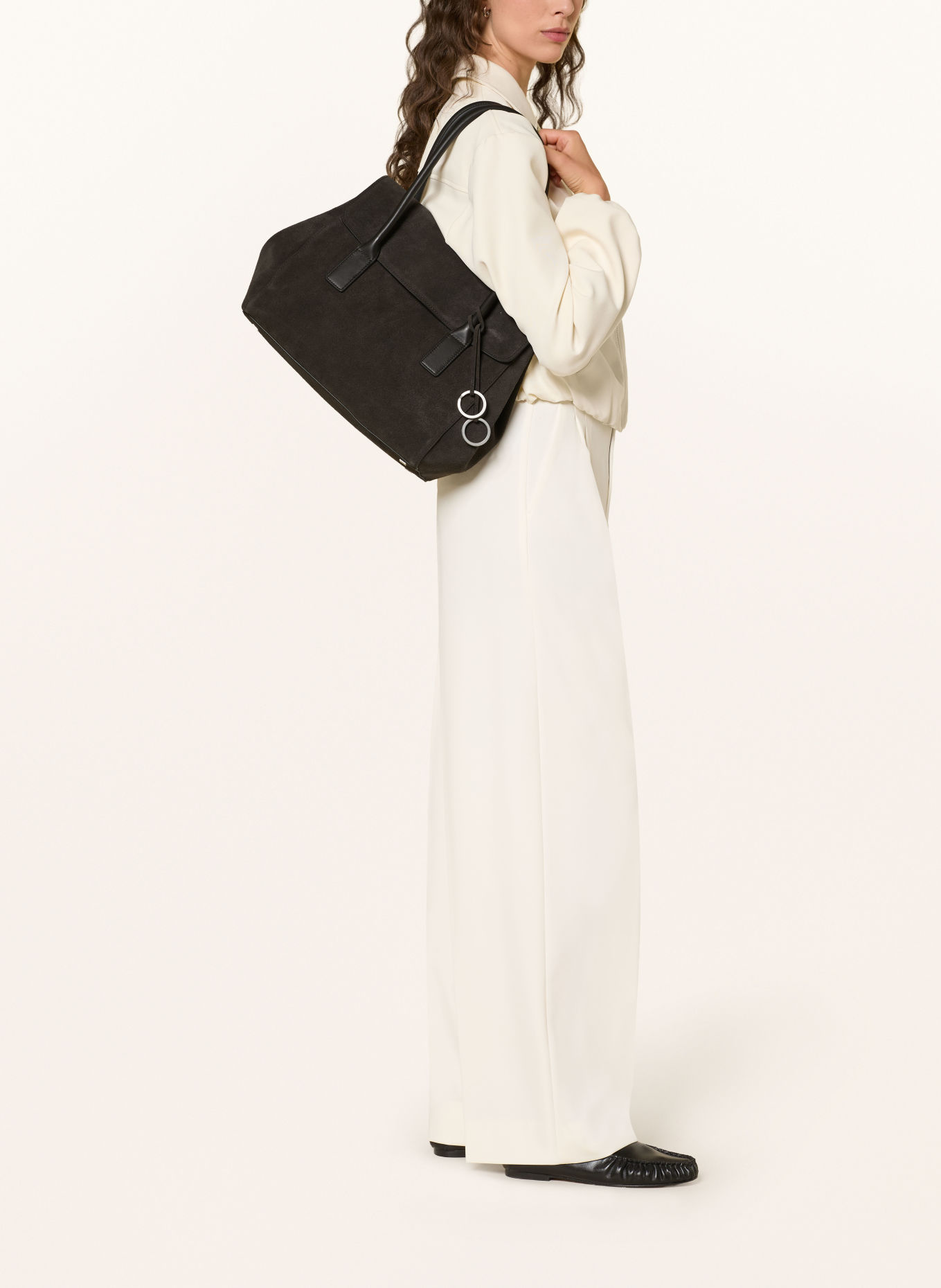 Marc O'Polo Shopper: DUNKELBRAUN / SILBER