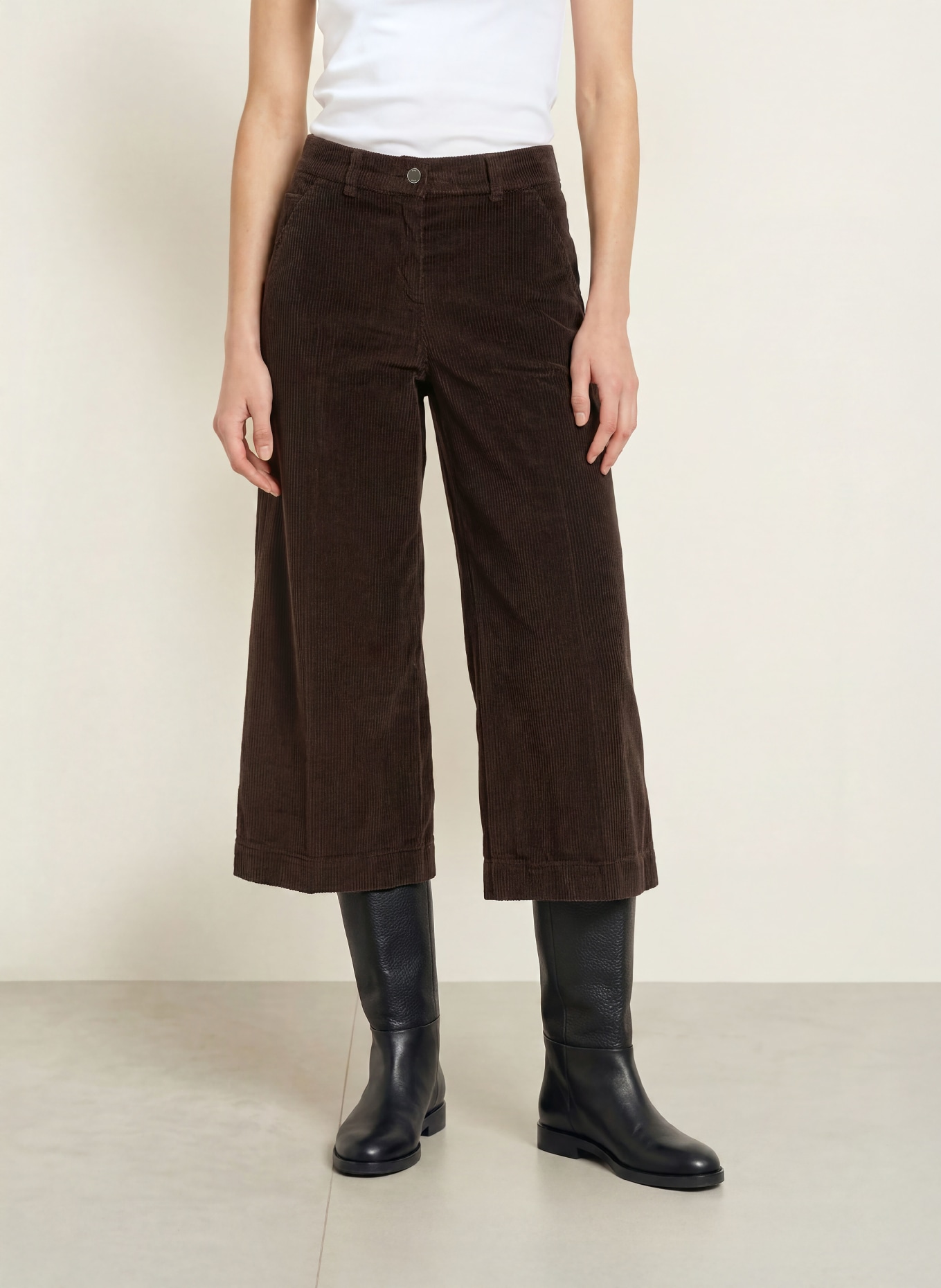 BRAX Cordhose MELLI S: DUNKELBRAUN