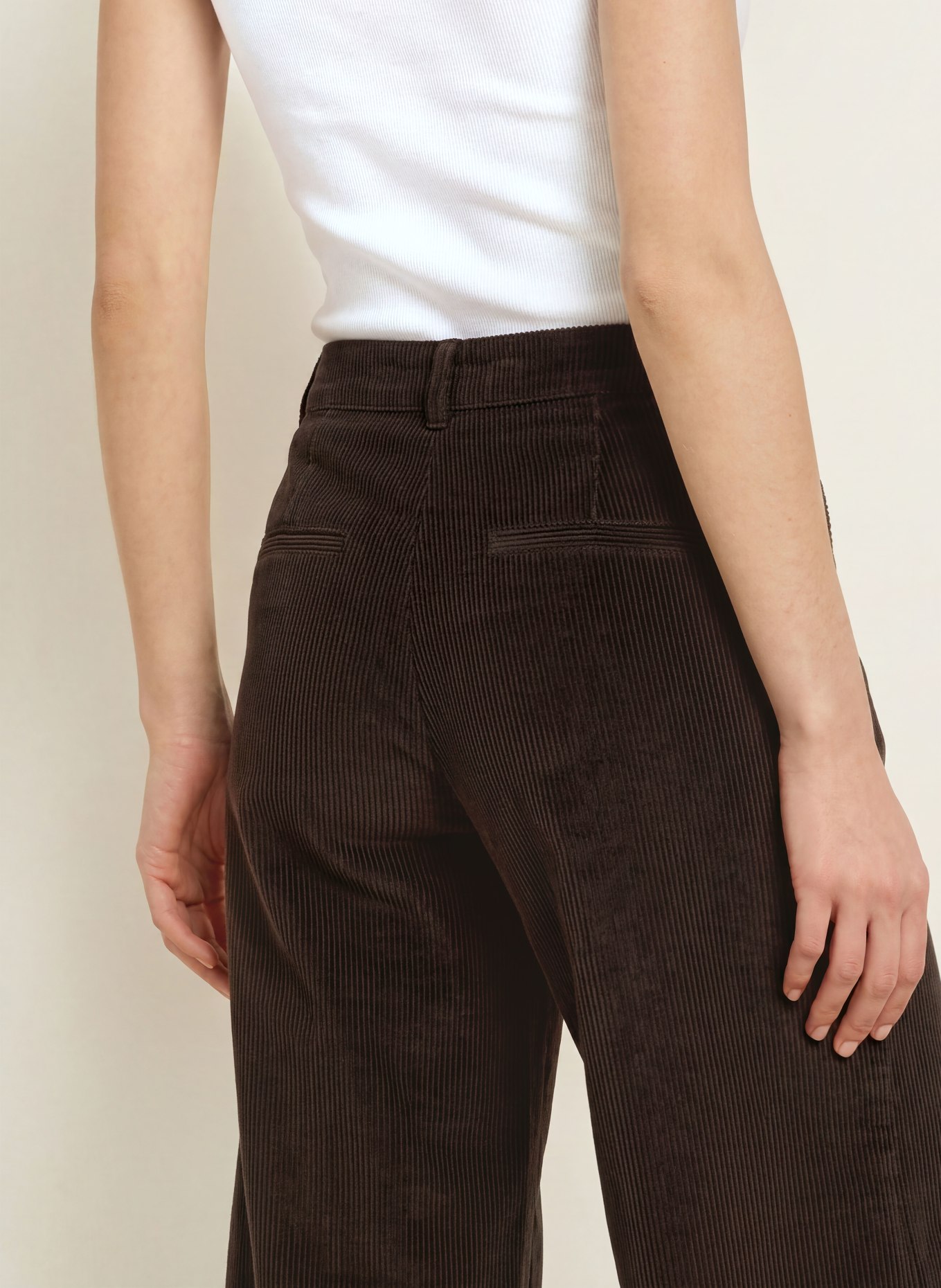 BRAX Cordhose MELLI S: DUNKELBRAUN
