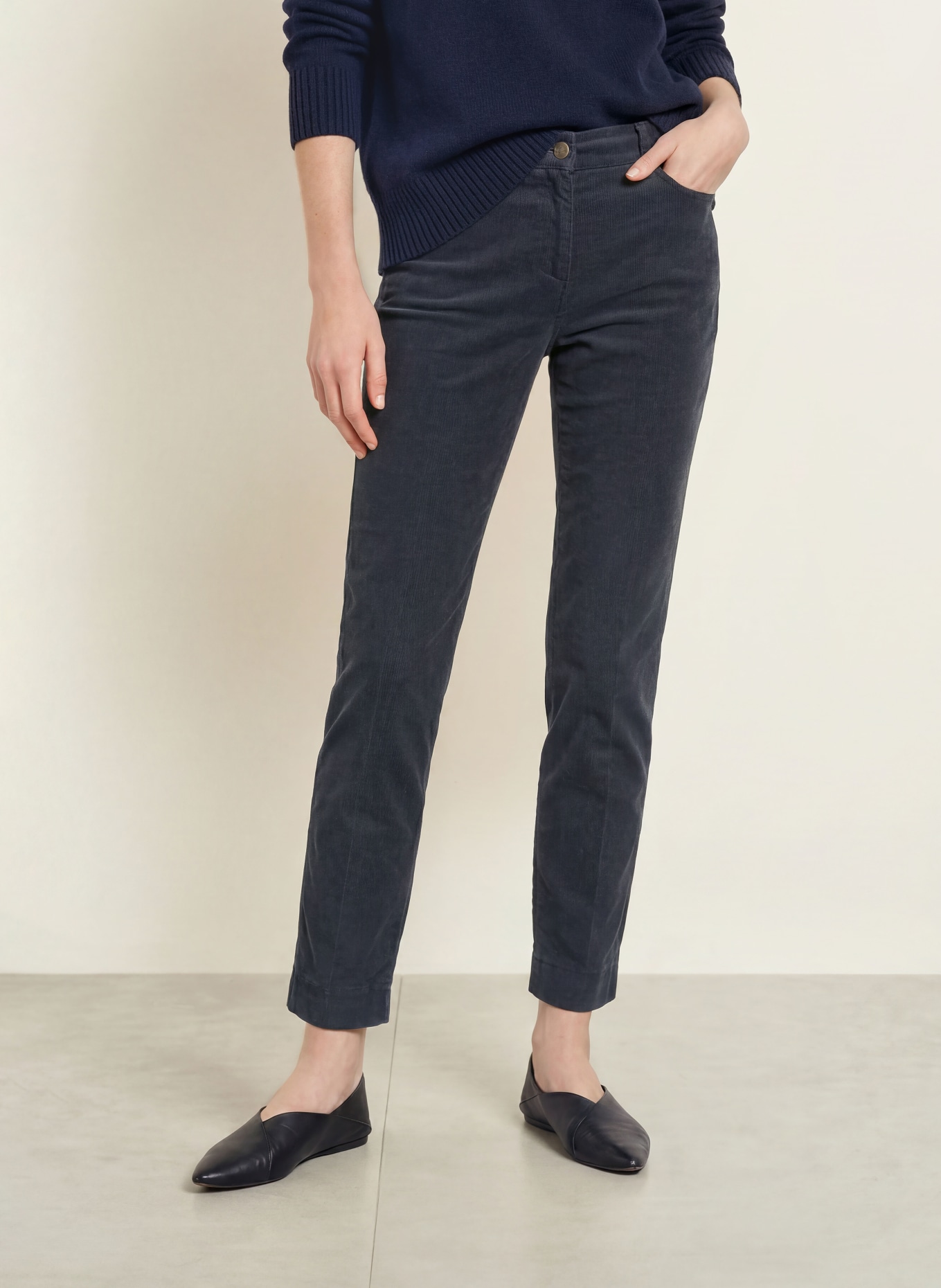 BRAX Cordhose MARA: DUNKELBLAU