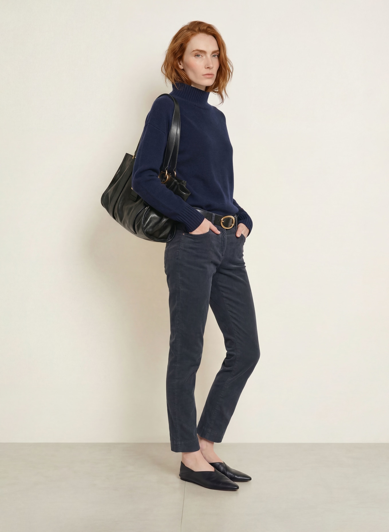 BRAX Cordhose MARA: DUNKELBLAU