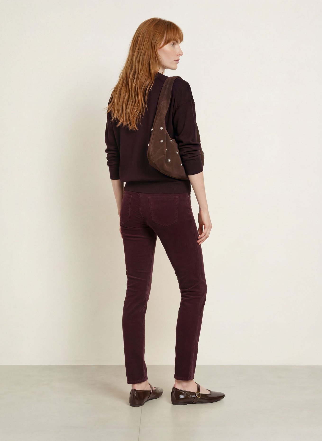 BRAX Cordbyxor SHAKIRA: 82 BLACKBERRY VIOLET