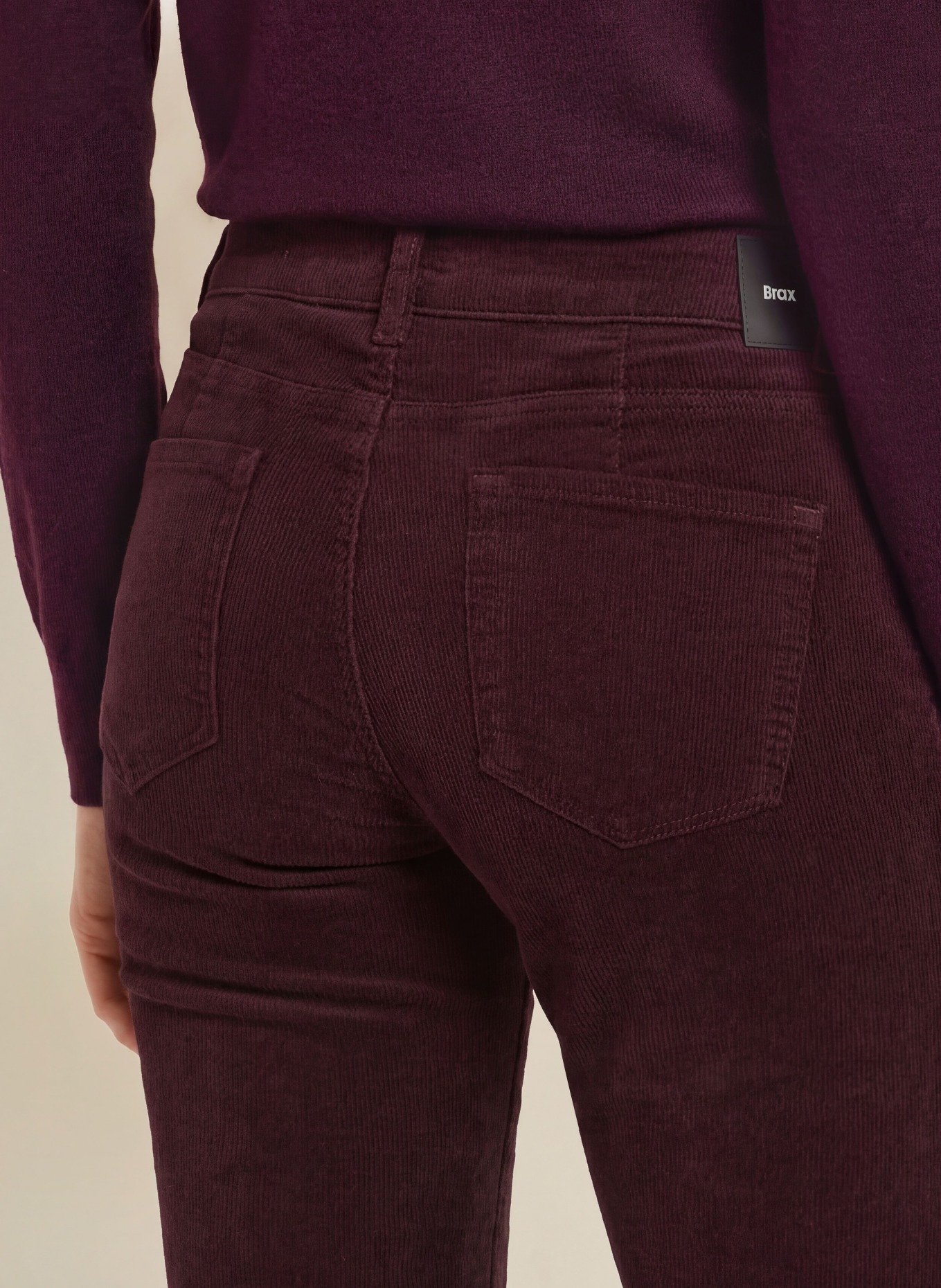 BRAX Cordbyxor SHAKIRA: 82 BLACKBERRY VIOLET