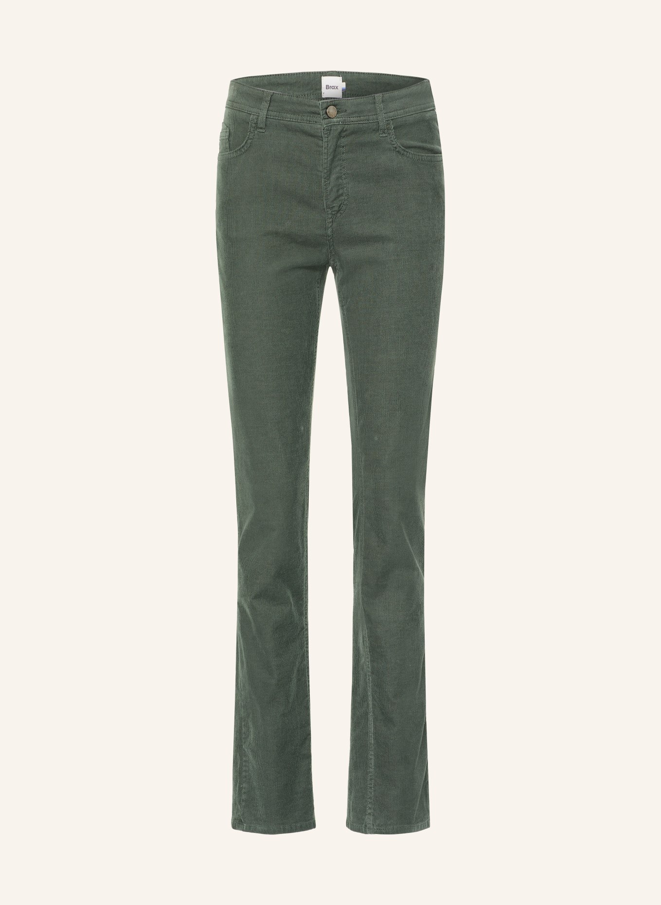BRAX MARY Cord Pants: 30 DEEP FOREST