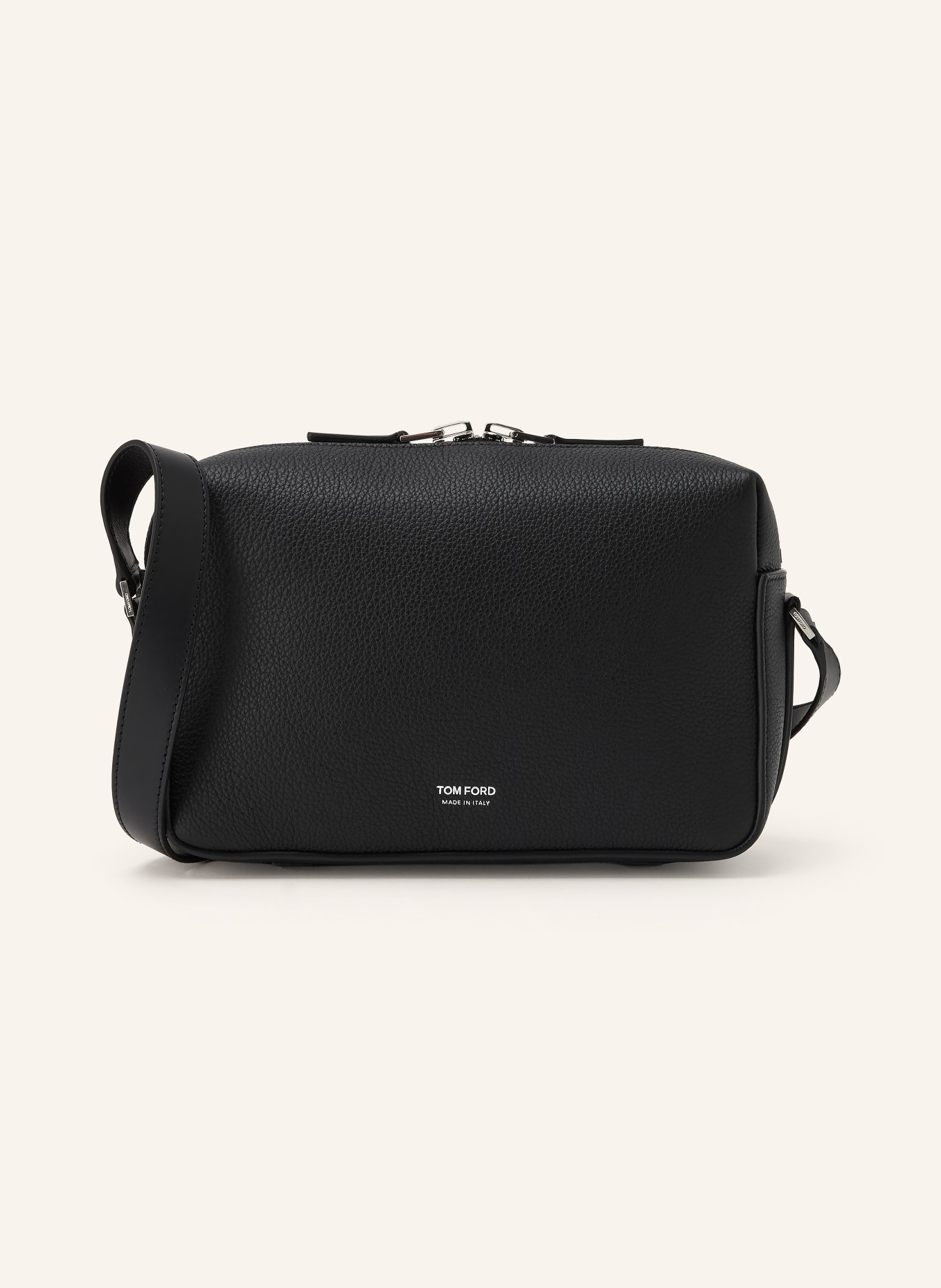 TOM FORD Listonoszka: CZARNY / SREBRNY